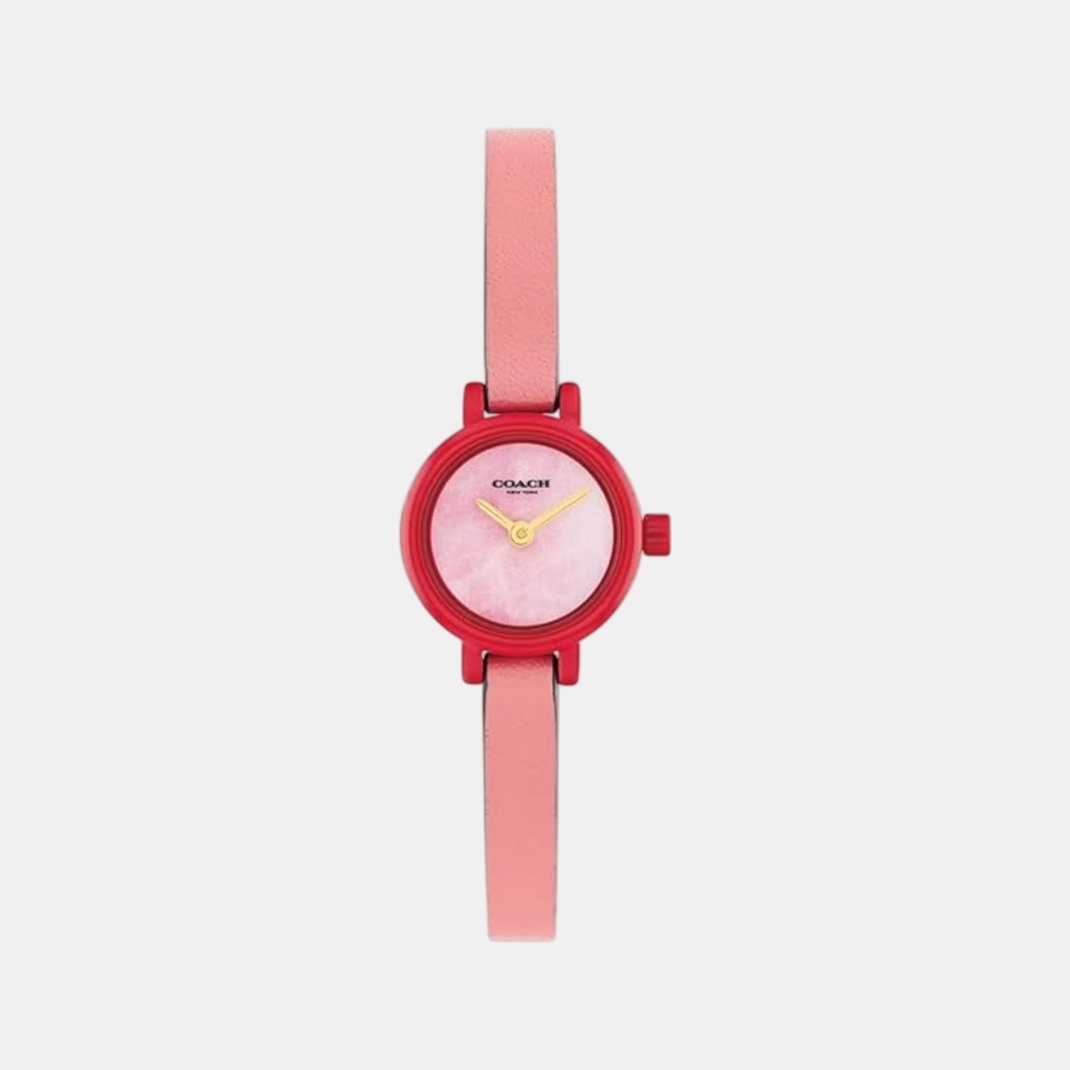 Coach Gracie Women Quartz Pink Dial Analog Calf Watch 14503991
