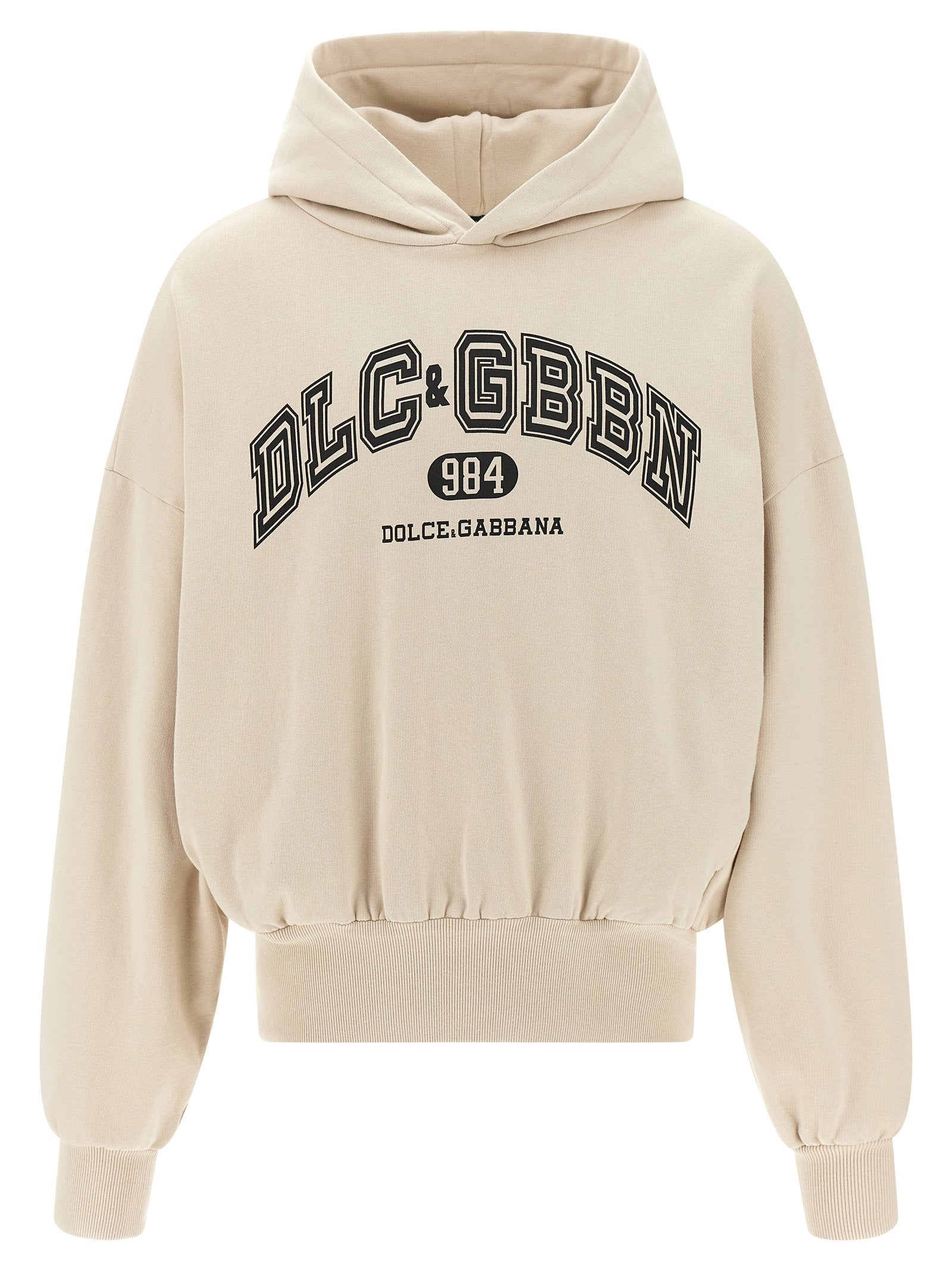 Dolce & Gabbana Logo Print Hoodie – 100% cotton
