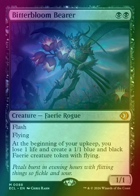 Bitterbloom bearer 88p – Magic Bitterbloom Bearer [88p] [Promo Pack] [Lorwyn Eclipsed: Promos] [Foil]