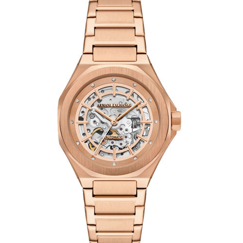 Armani Exchange Andrea Skeleton Dial Women 36mm AX4619