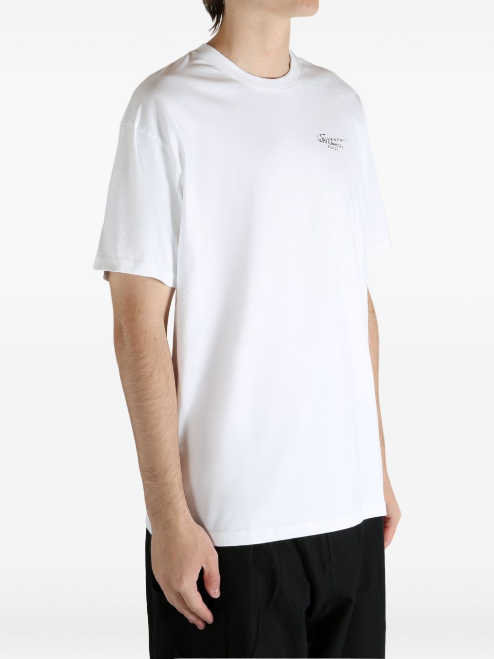 Givenchy Logo cotton t-shirt – 100% Cotton - view 3