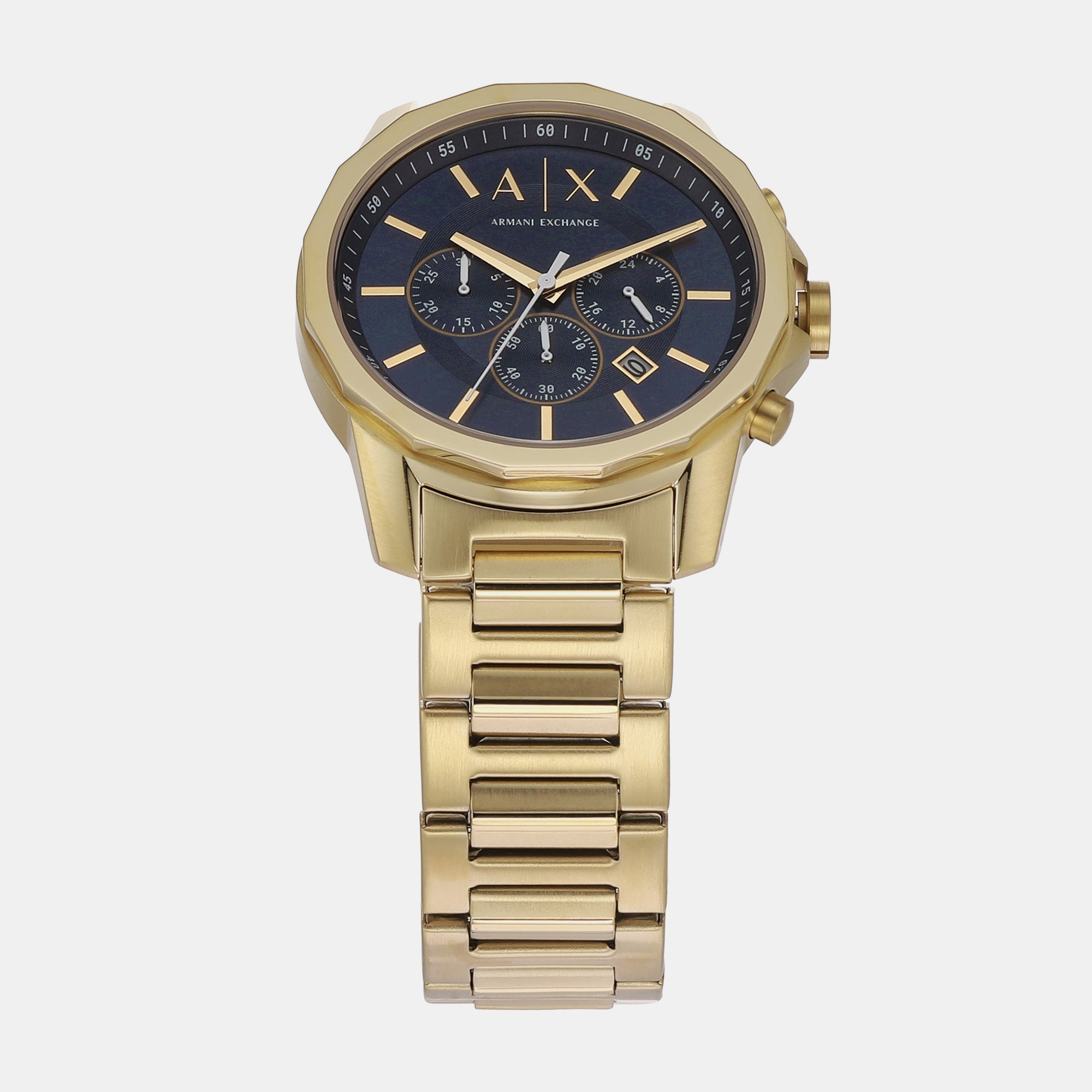 Armani Exchange Banks Men Quartz Blue Dial Chronograph Stainless Steel Watch AX7151SET - view 2