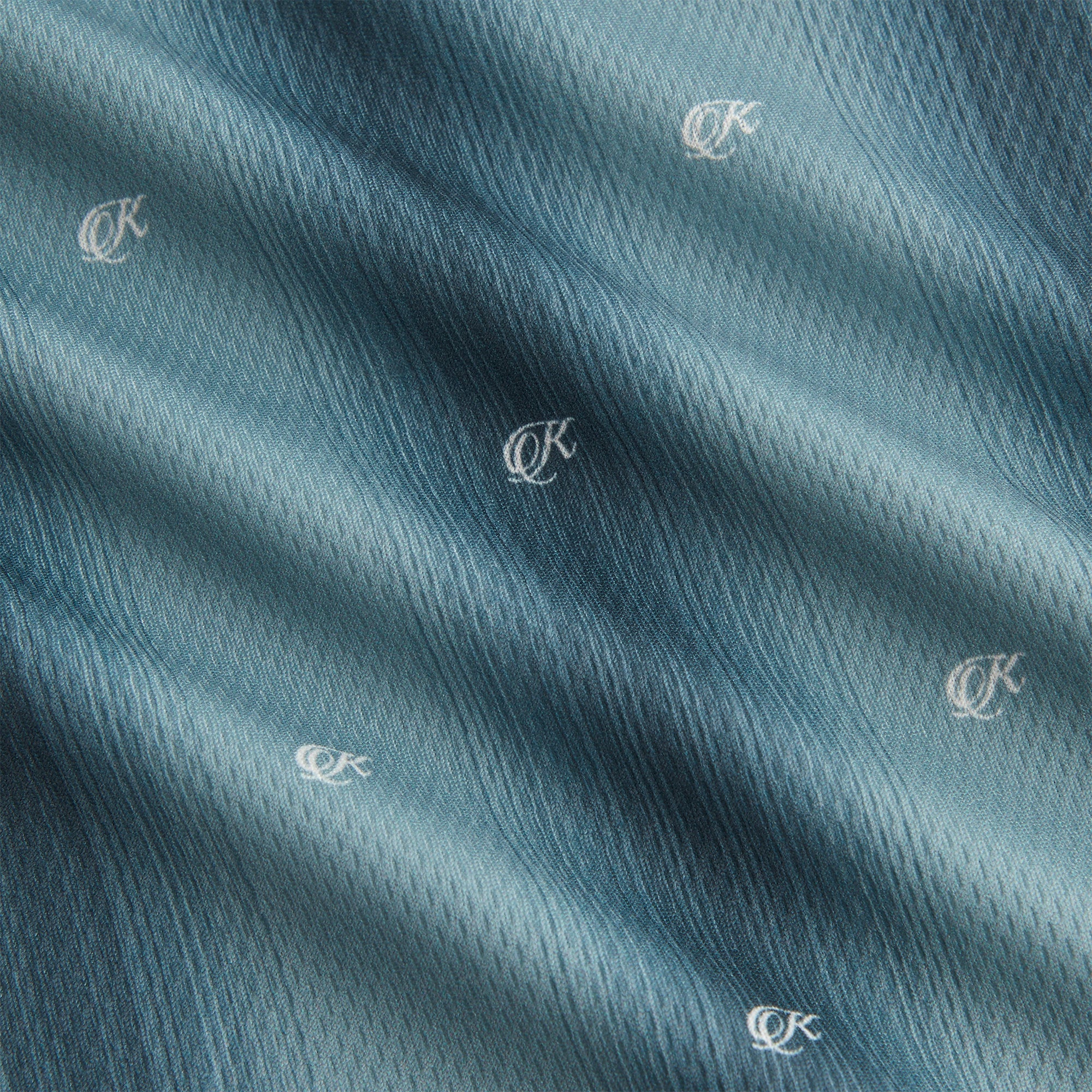Kith Women Ridley Polo Monogram Long Sleeve Jersey - Court - view 5