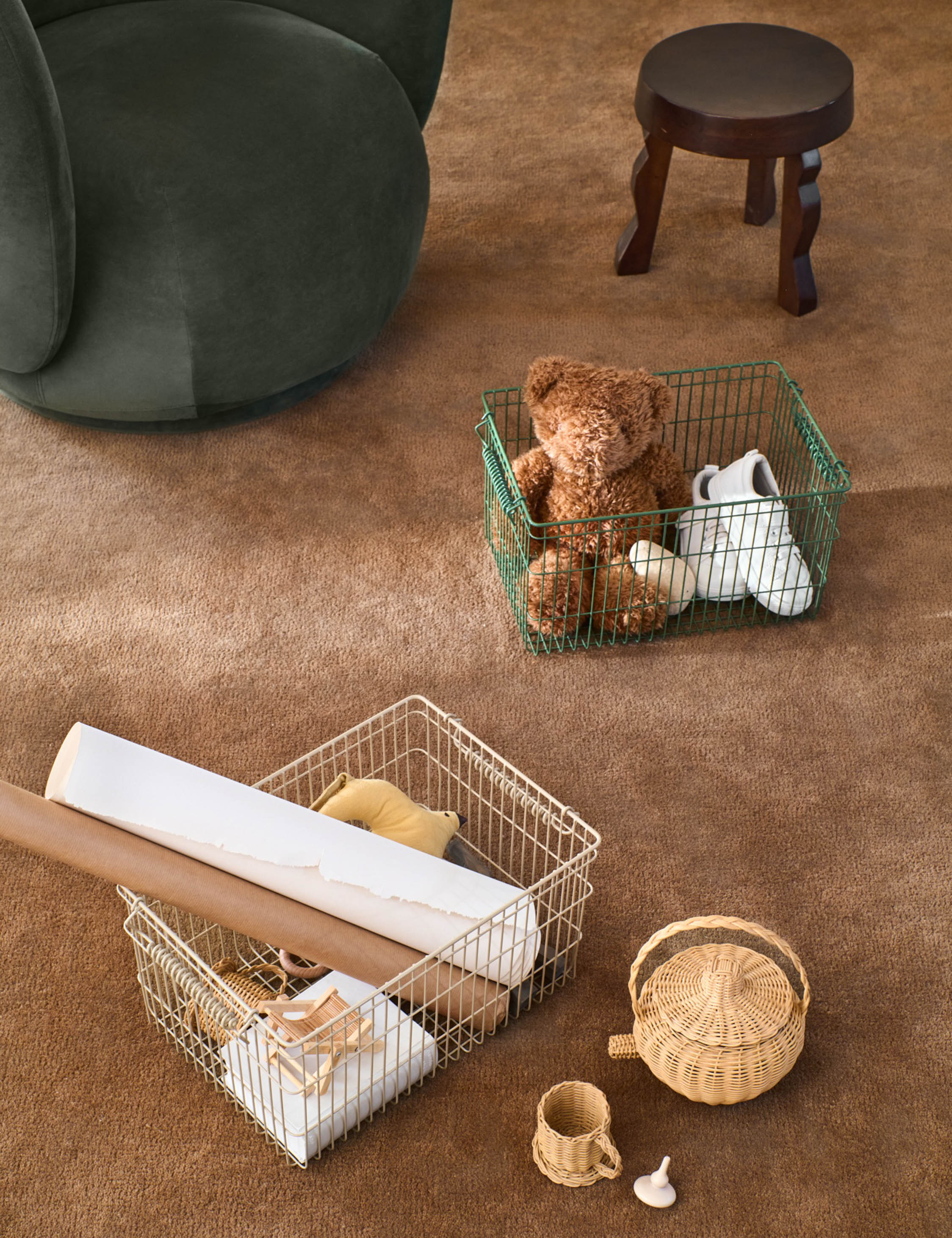 Lulu and Georgia Cala Stackable Baskets (Set of 2) by Ferm Living - view 14