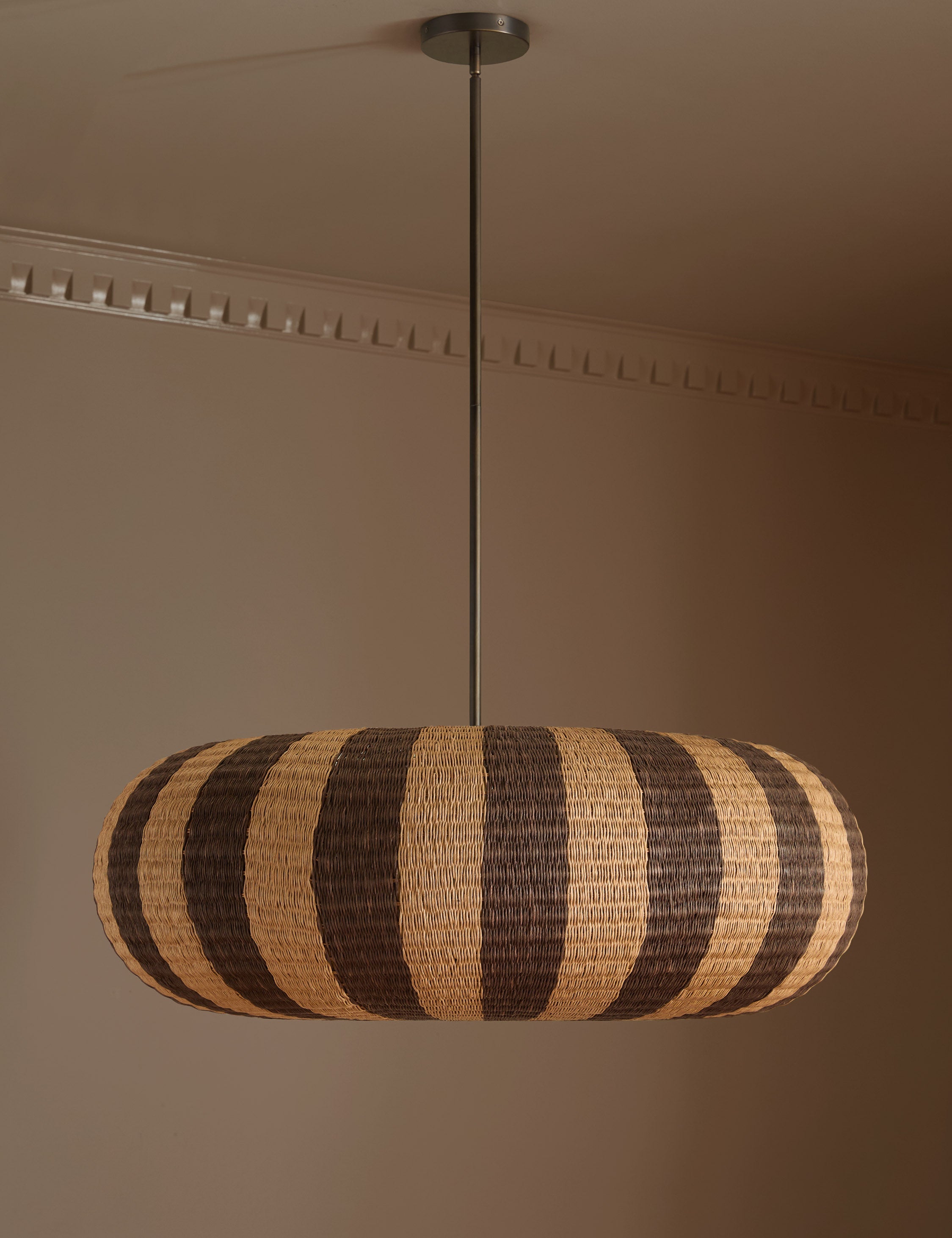 Lulu and Georgia Sellani Pendant Light – Natural Stripe - view 2