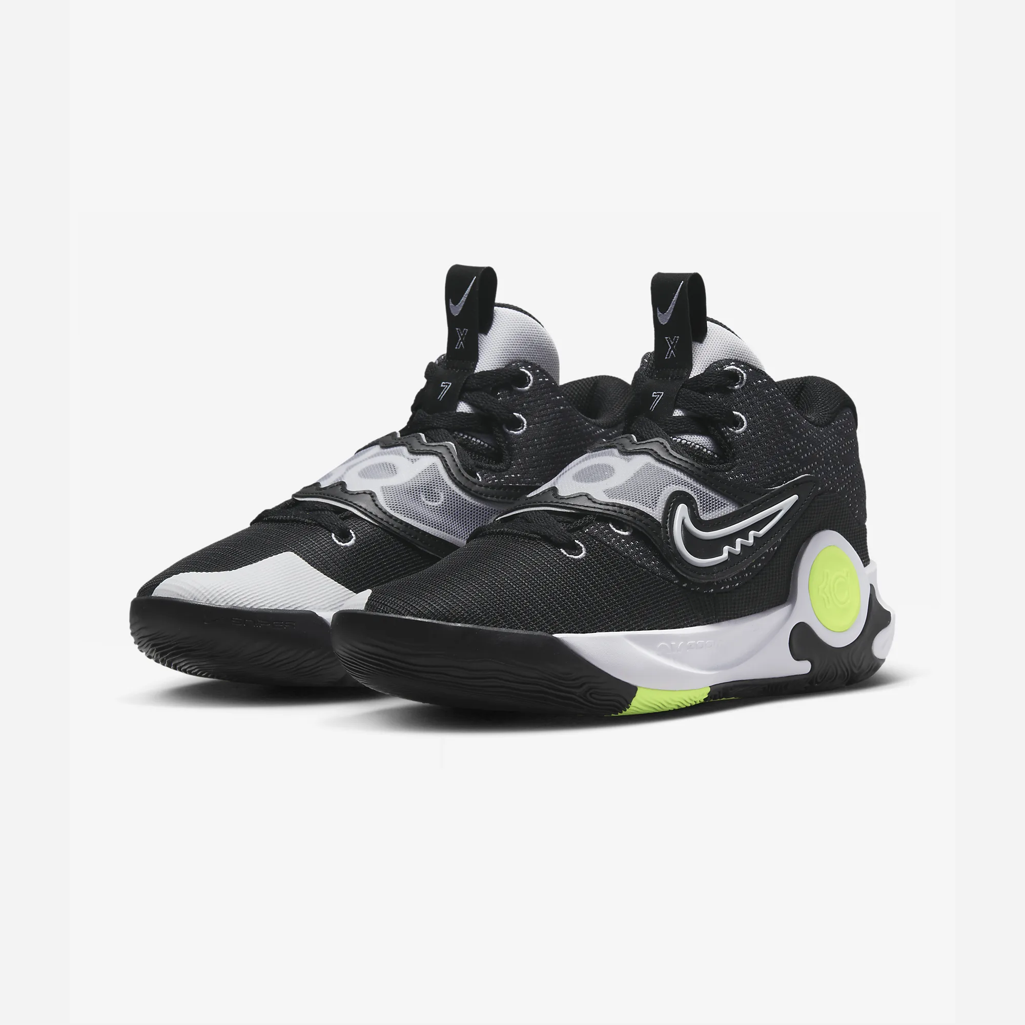 Nike KD Trey 5 X Black Volt White - view 2