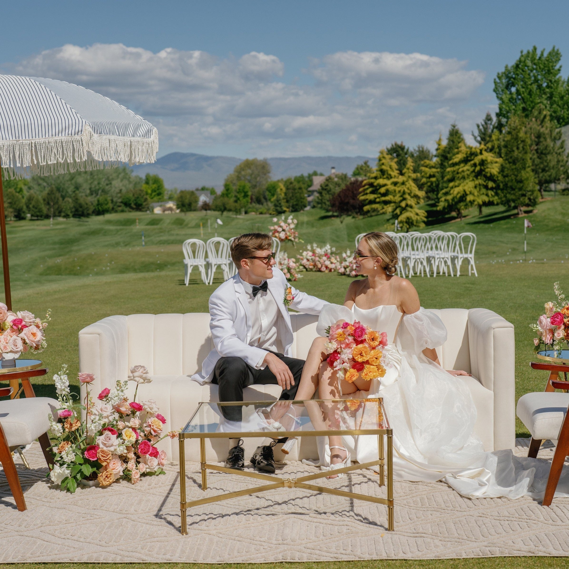 fiftyflowers.com Trendy Pinks and Neutrals Country Club Styled Shoot - view 6