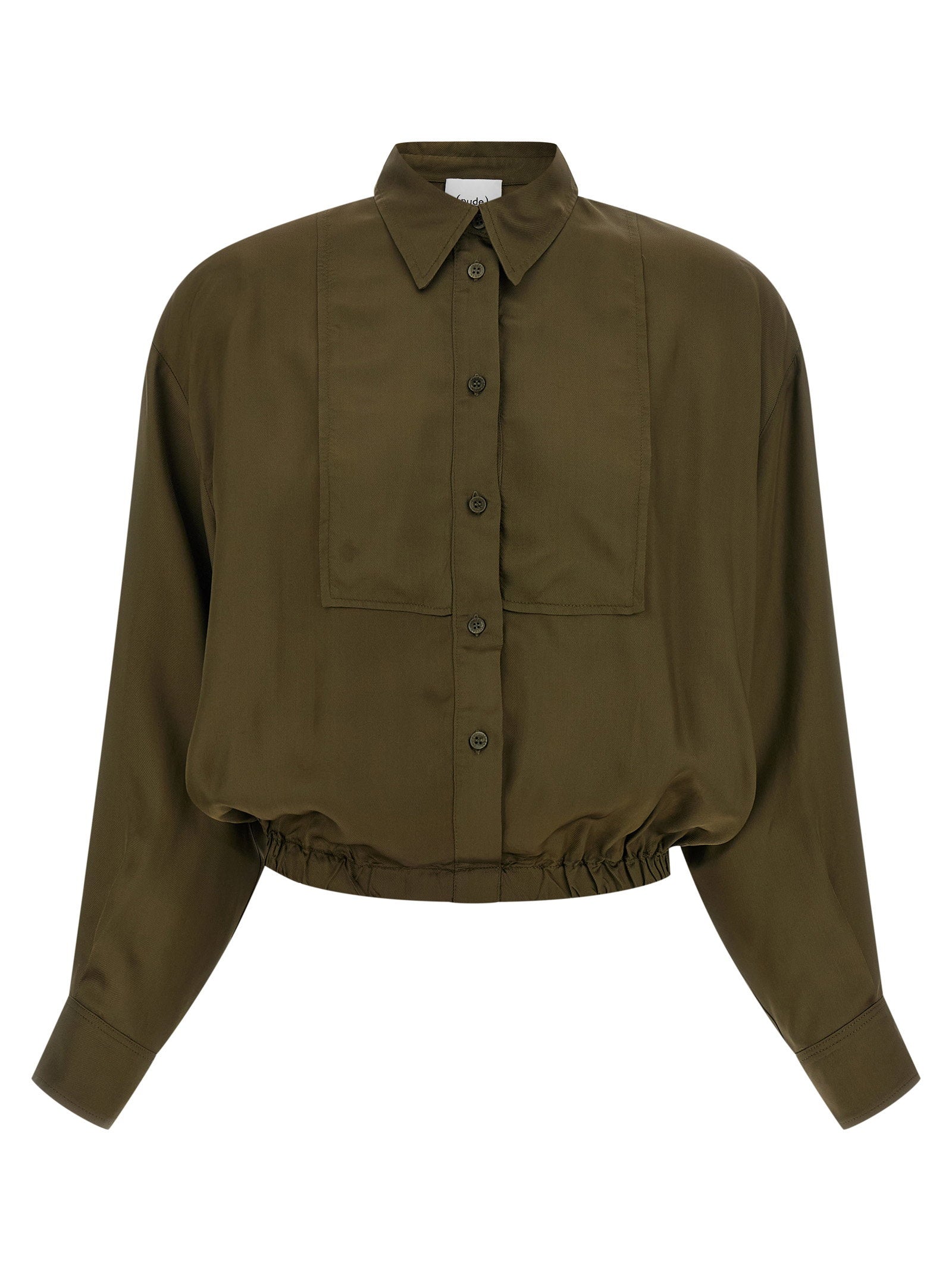 Nude Plastron Shirt – 100% viscose