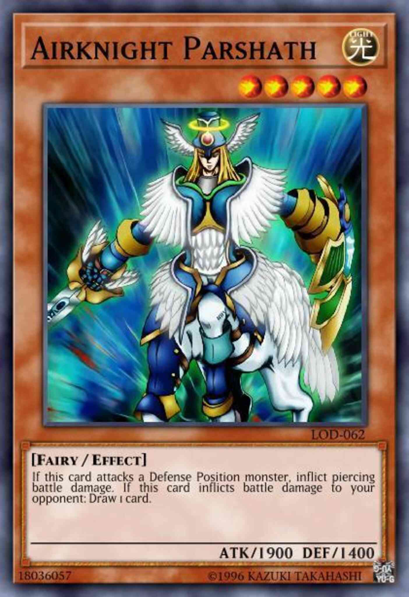 Yu-Gi-Oh! Airknight Parshath - BP02-EN016 - Mosaic Rare - Unlimited