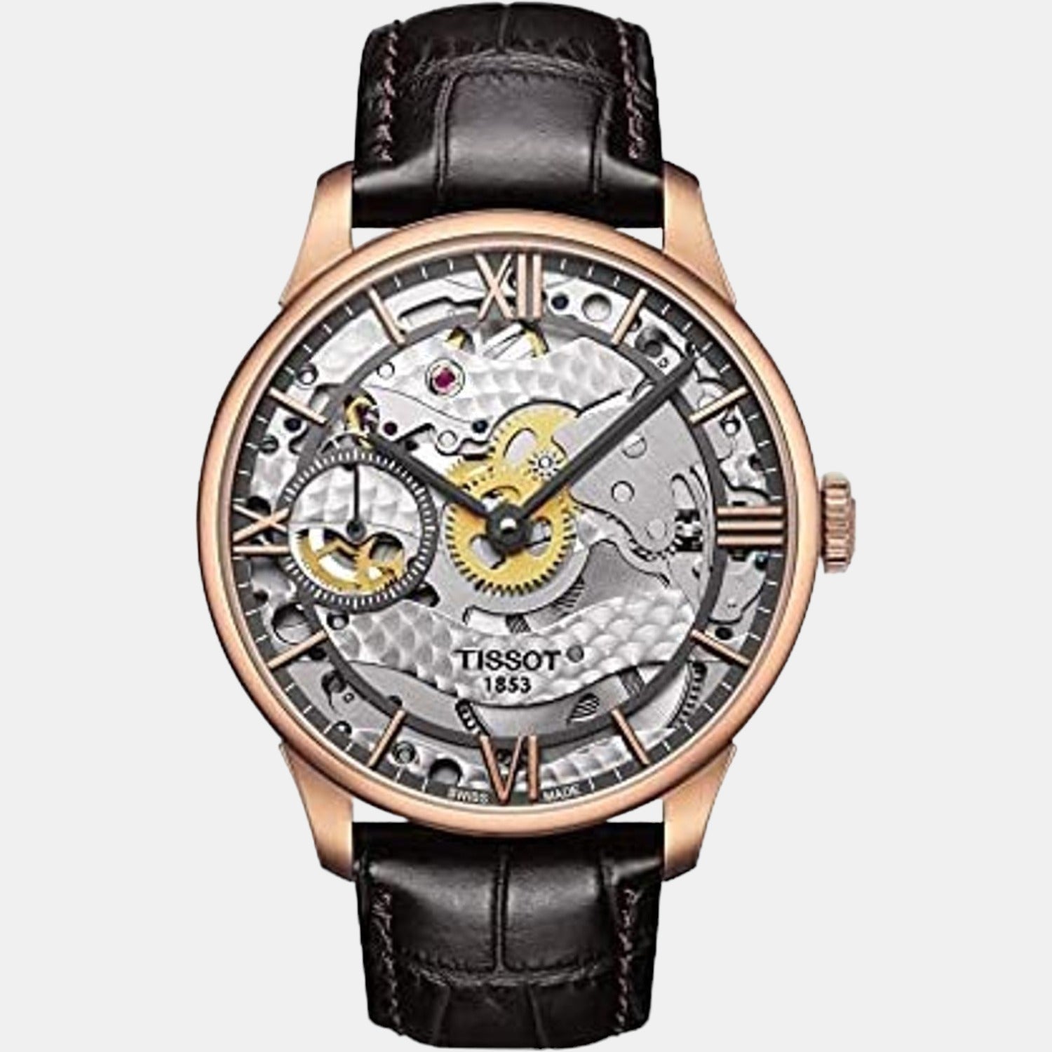 Tissot Chemin Des Tourelles Men Analog Leather Watch T0994053641800 - view 4