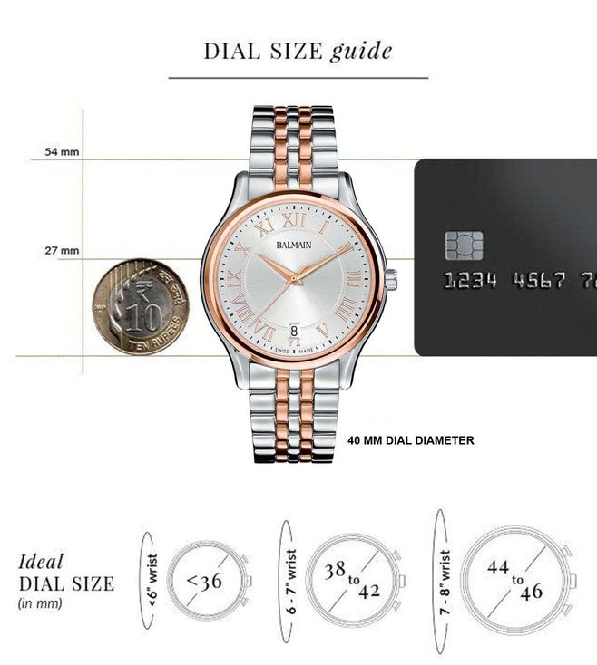 Balmain Beleganza Silver Dial Men 40mm
