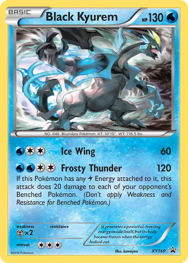 Promo xyp-xy160 holo – Pokémon Black Kyurem - XY160 - Promo [xyp-XY160] [Holo]