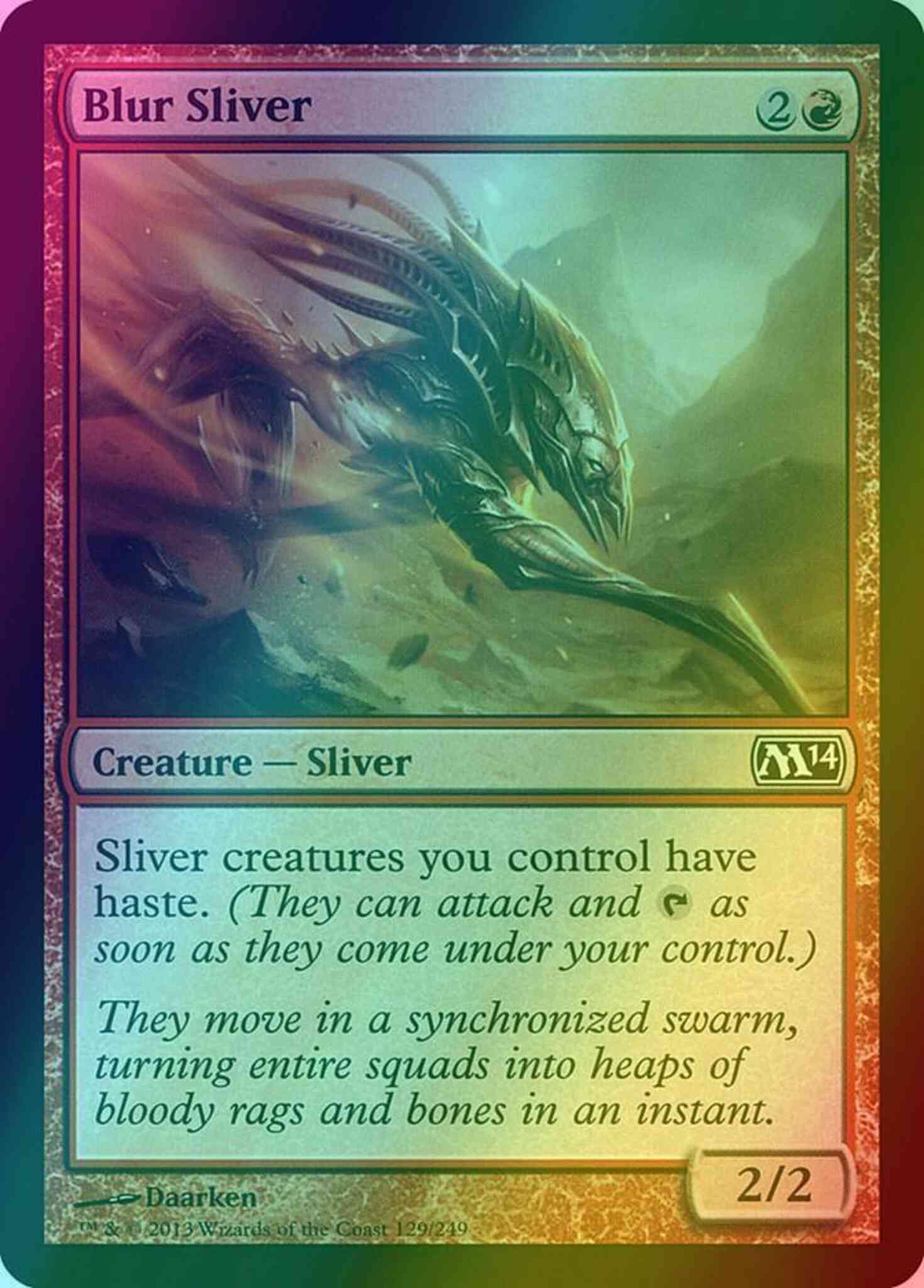 Sliver 129 magic – Blur Sliver [129] [Magic 2014] [Foil]