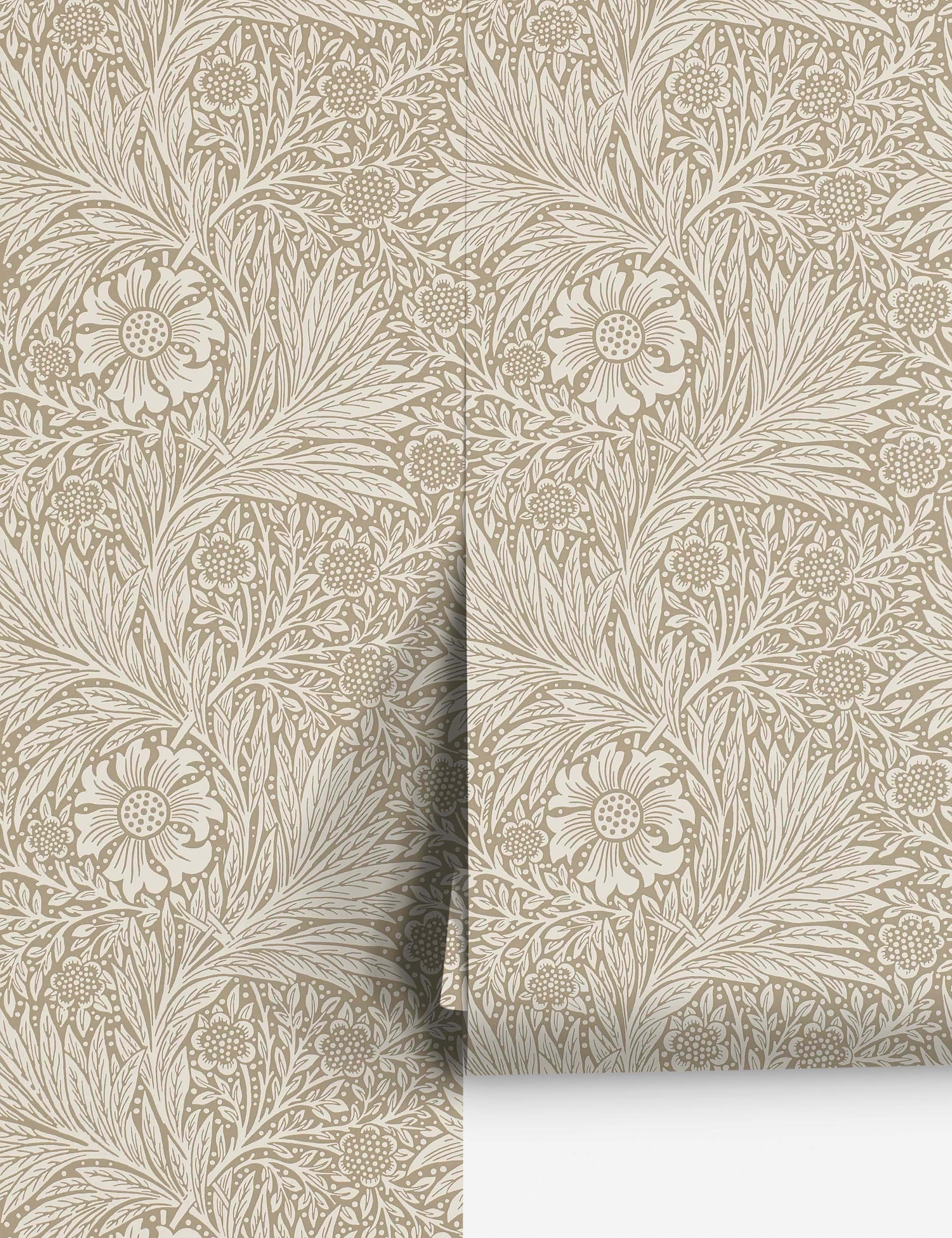 Lulu and Georgia Marigold Wallpaper by Morris & Co. - view 2