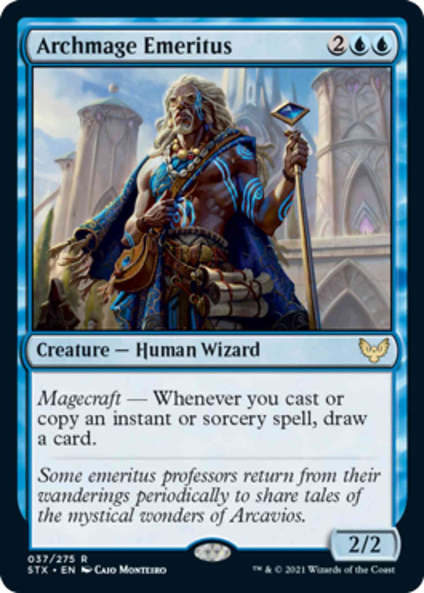 Archmage emeritus 37 – Magic Archmage Emeritus [37] [Strixhaven: School of Mages] [Non-Foil]