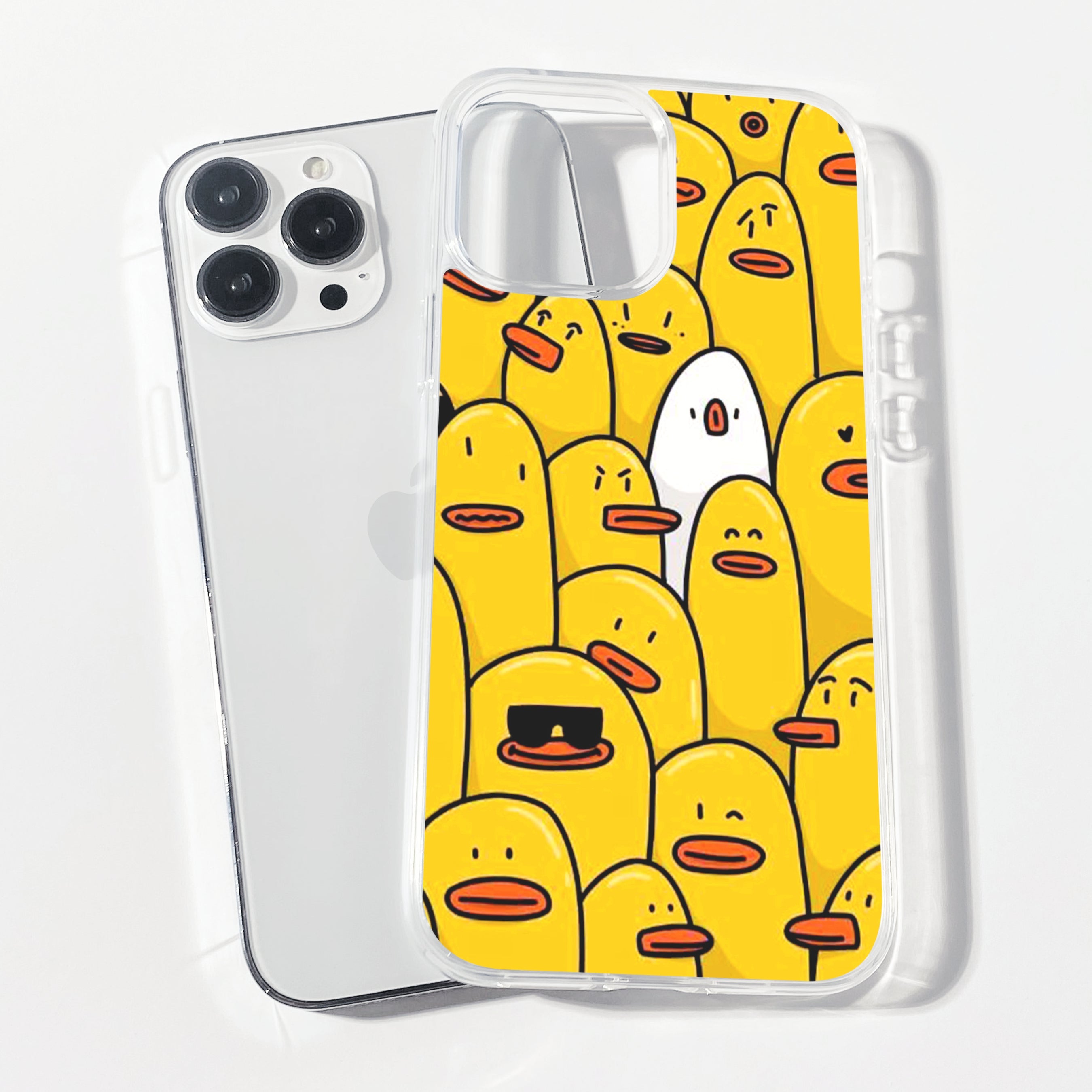 Casebasket Uniquack Clear Silicone Phone Cover