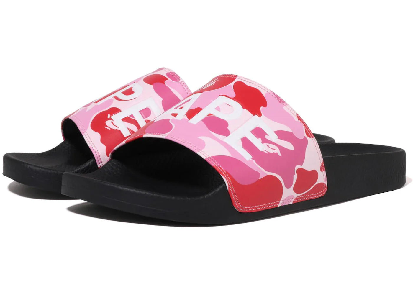 Yeezy A Bathing Ape ABC Camo Slide Pink (2023) - view 2