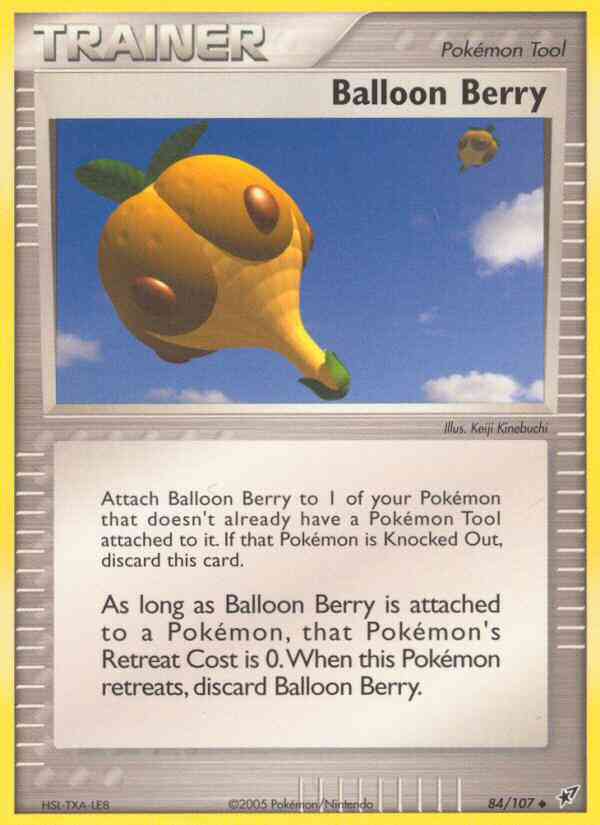 Uncommon ex8-84 reverse – Pokémon Balloon Berry - 84/107 - Uncommon [ex8-84] [Reverse Holo]