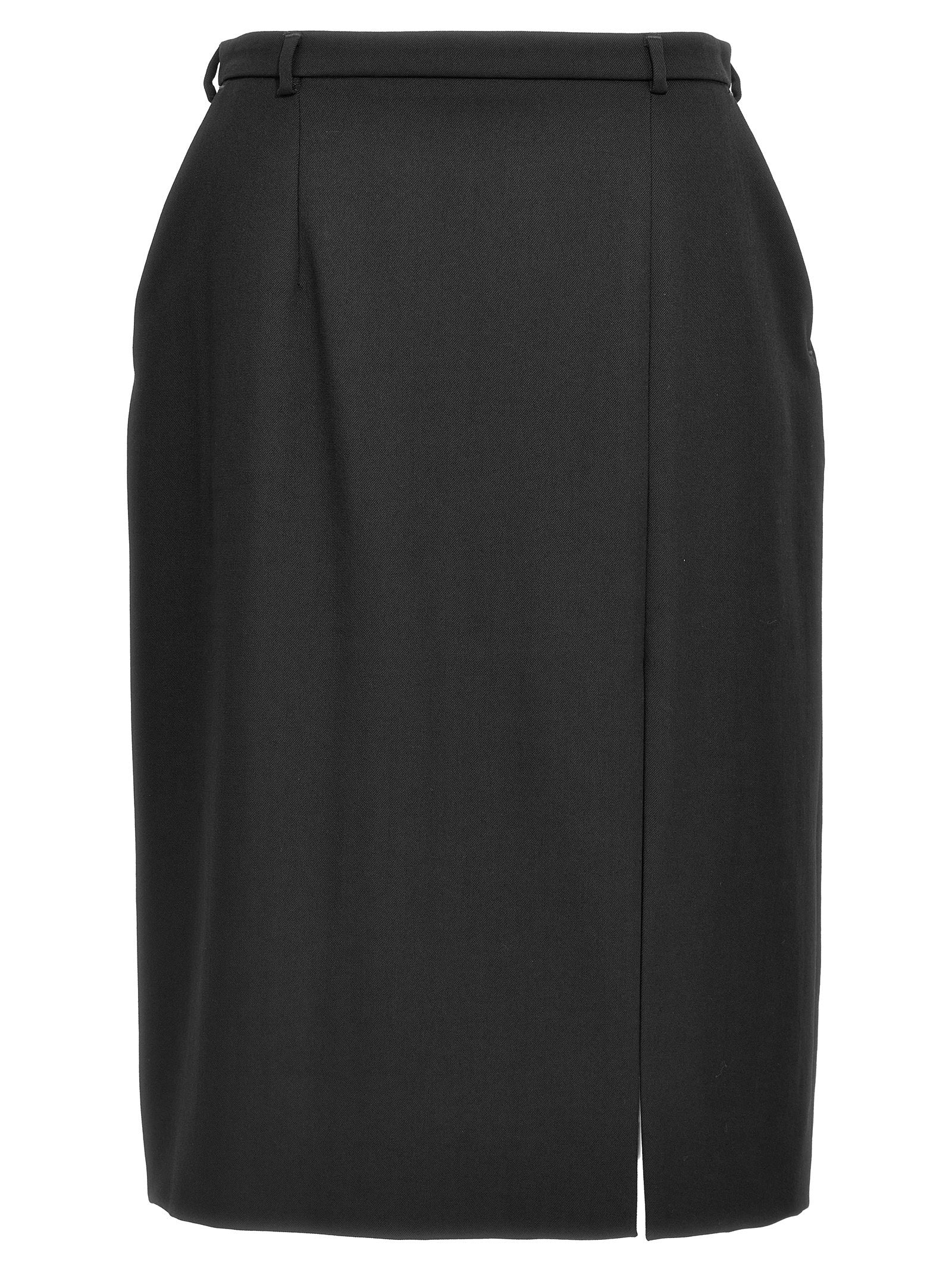 Dolce & Gabbana Slit Skirt – 100% virgin wool