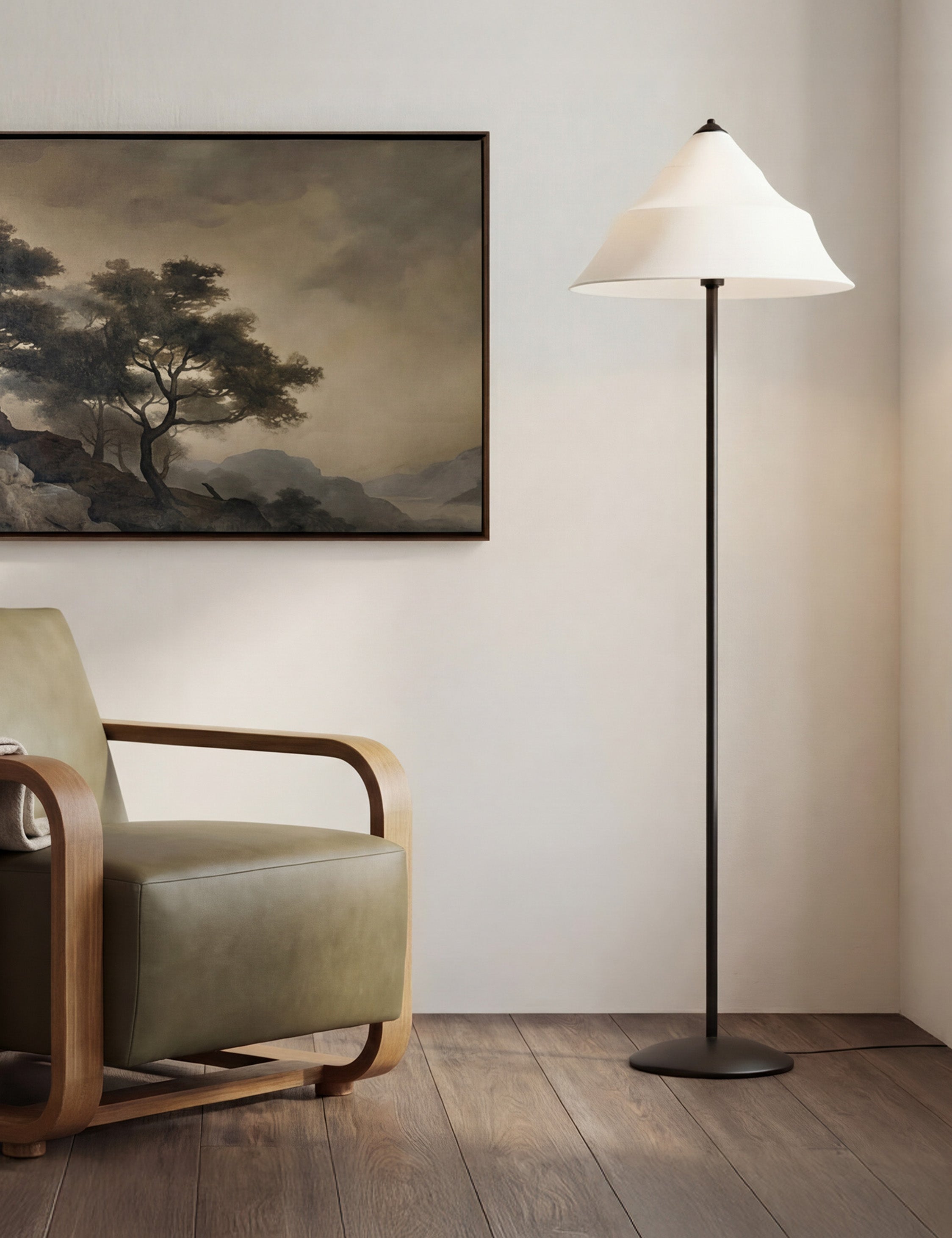 Lulu and Georgia Zola Floor Lamp – White - view 2