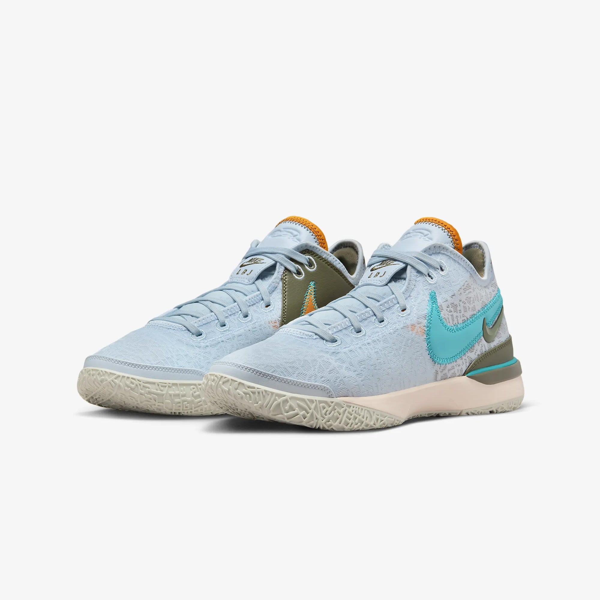 Nike | LEBRON NXXT GEN EP { BLUE TINT/TEAL NEBULA-GUAVA ICE