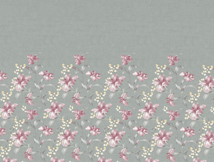 Spaces India Floral Moon Rock - Grey 100% Cotton Shell Double Quilt / AC Comforter - Bohemia By Spaces - view 5
