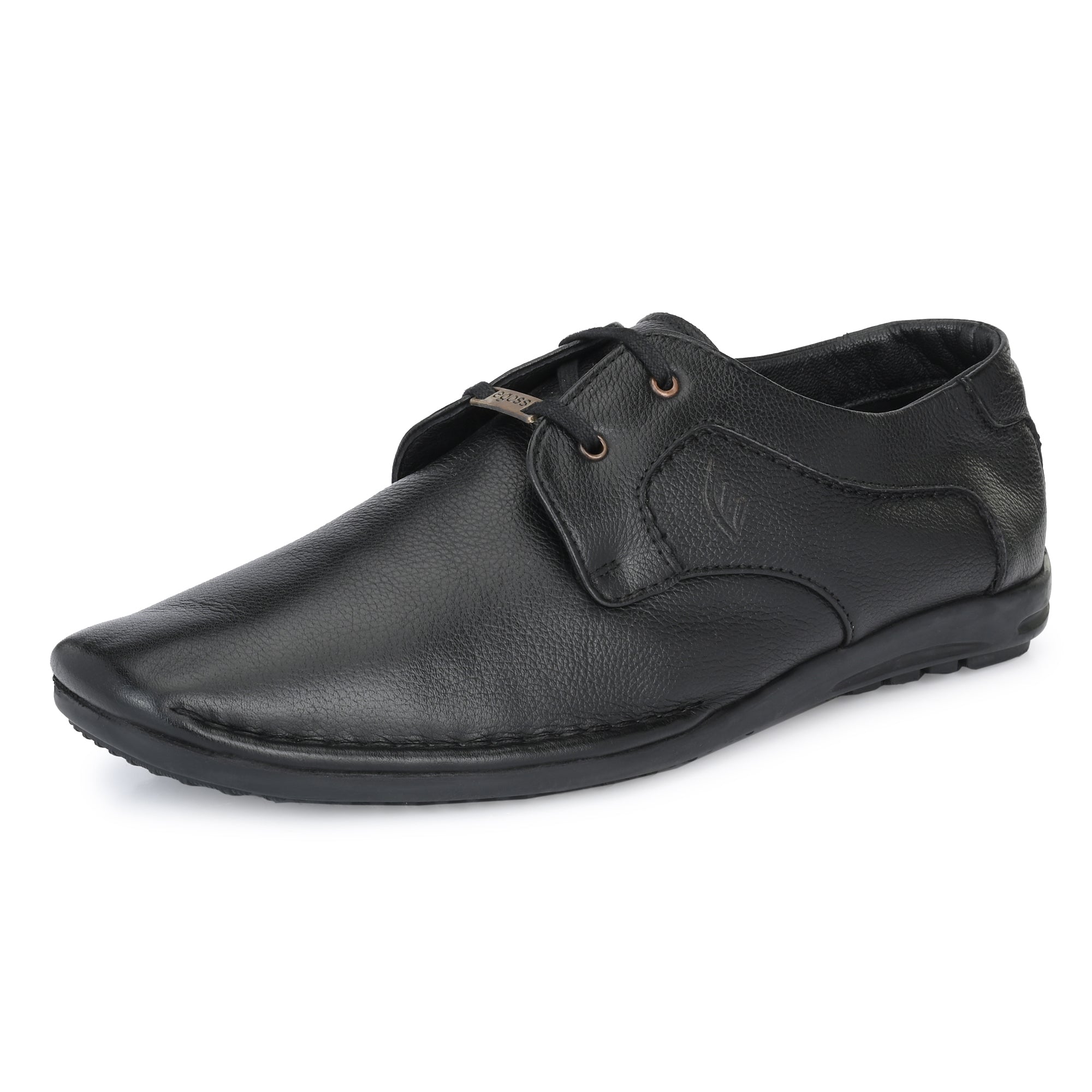 egoss-shoes Egoss Leather Casual Lace-up Shoes For Men
