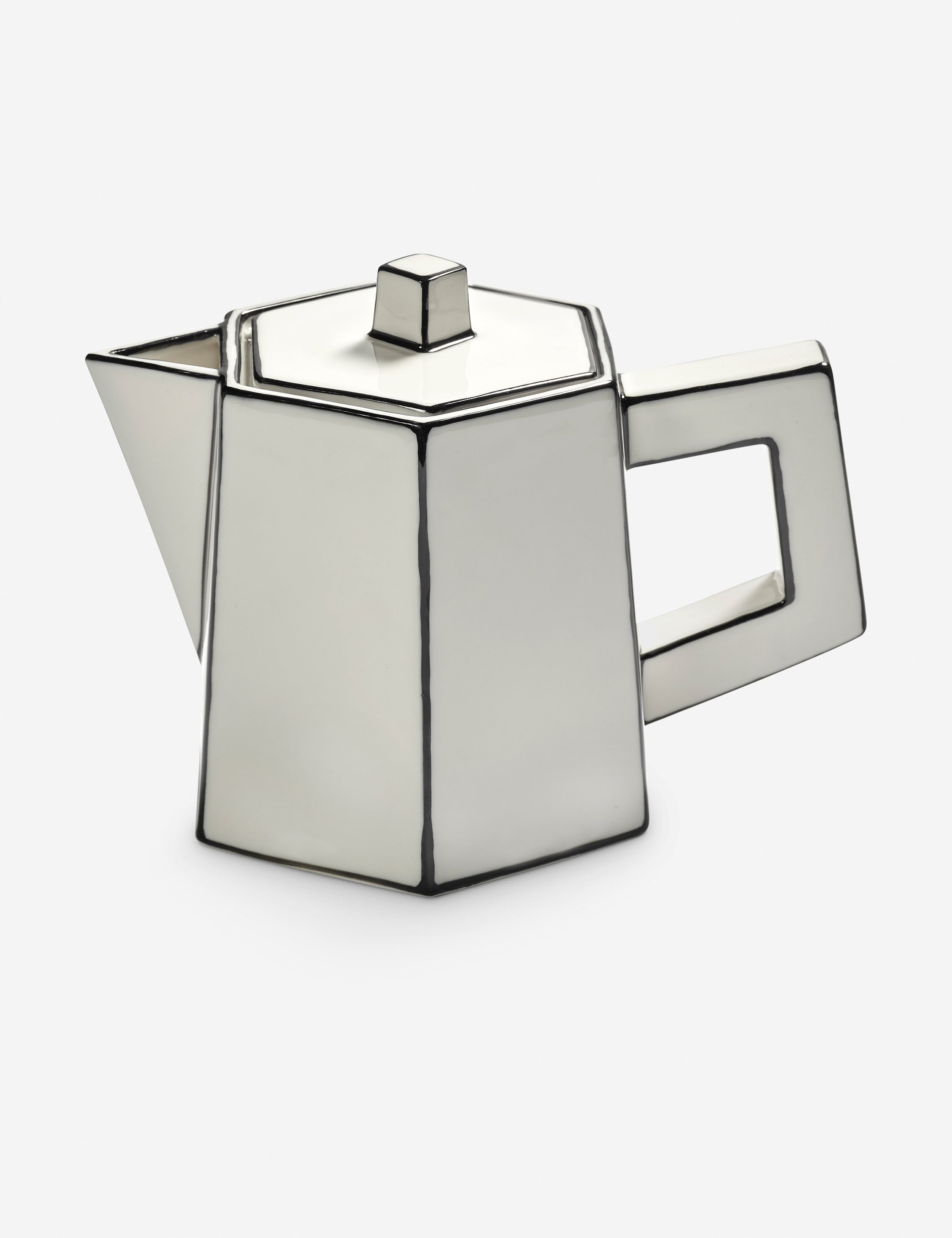 Lulu and Georgia Carte Blanche Teapot by Annebet Philips x Serax - view 3