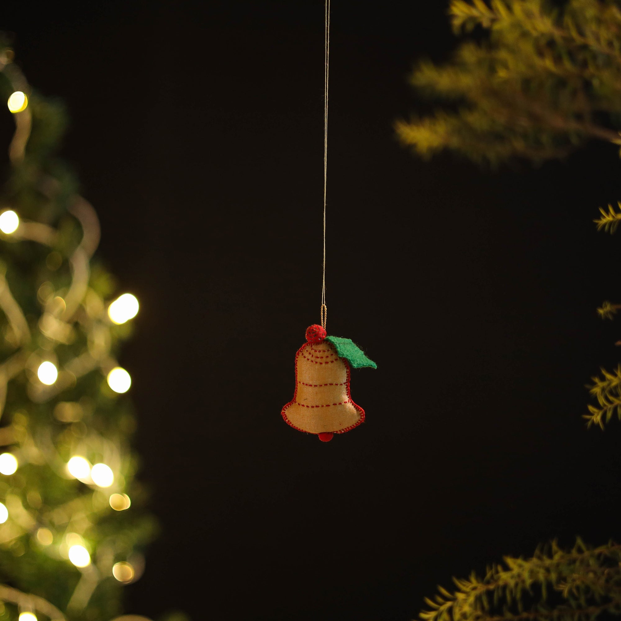 ITOKRI CRAFTS INITIATIVE Bell - Handmade Threadwork Stuffed Christmas Ornament 23 - view 2