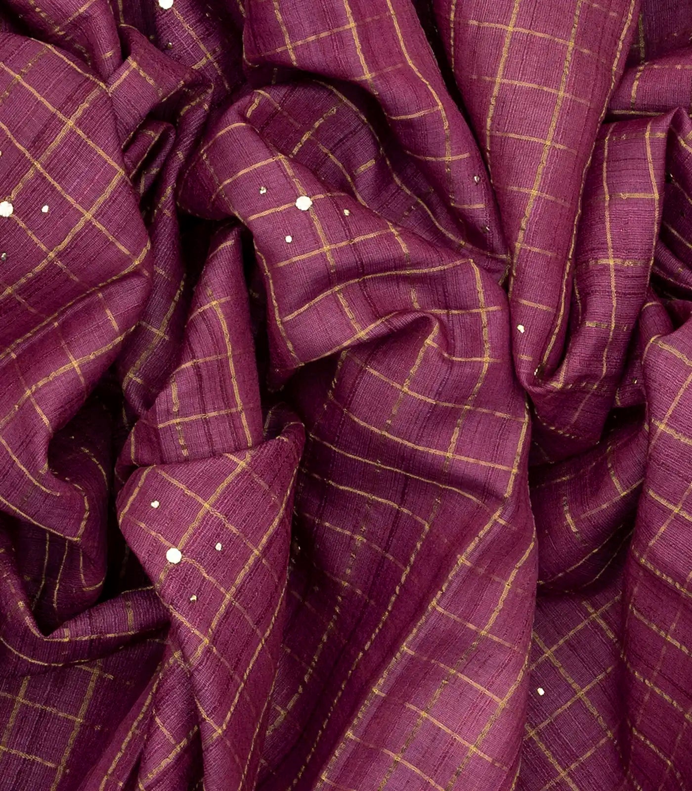 RmKV Purple Handloom Tussar Silk Saree With Printed Floral Vine Motifs-Purple - view 3
