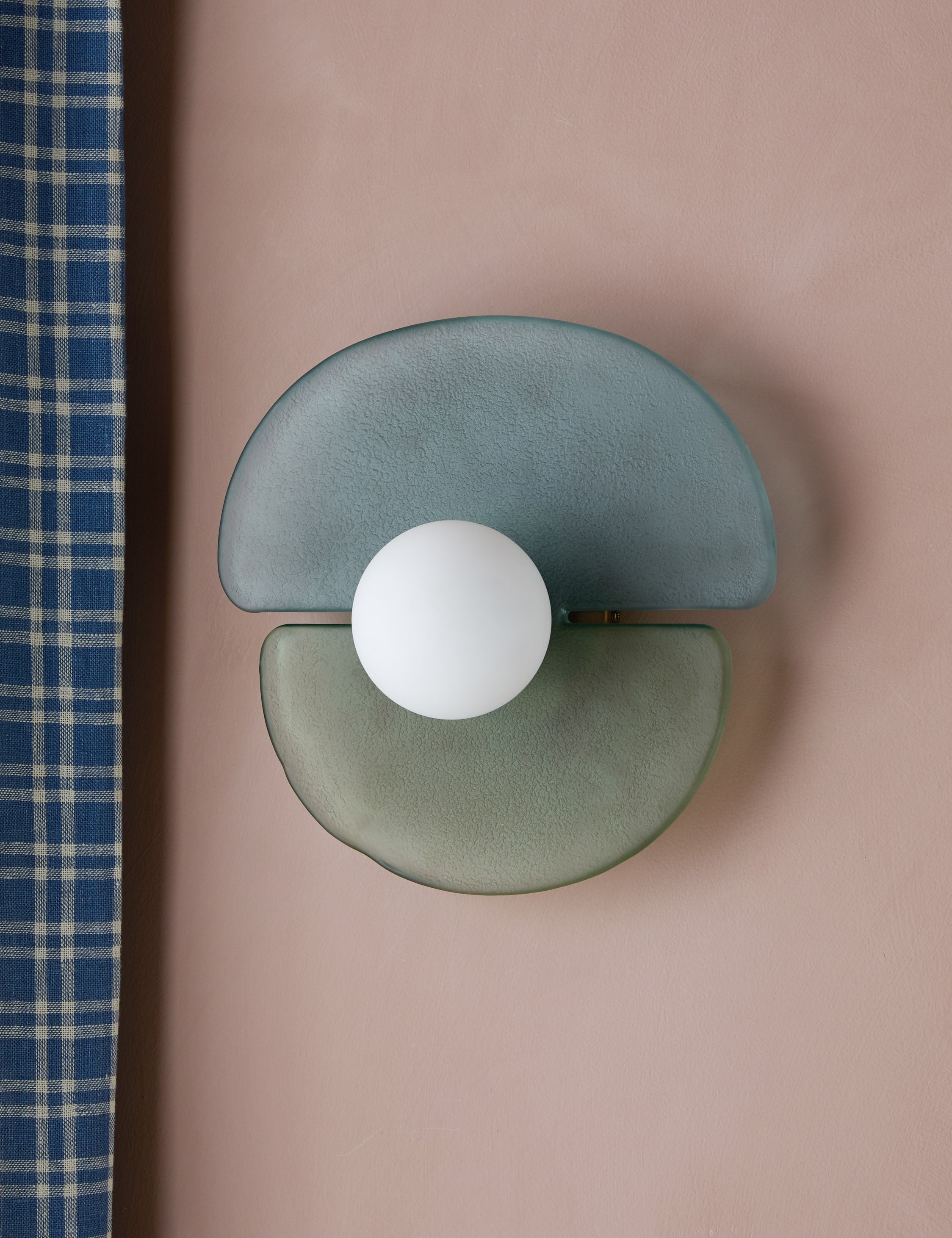 Lulu and Georgia Moody Sconce – Blue and Green