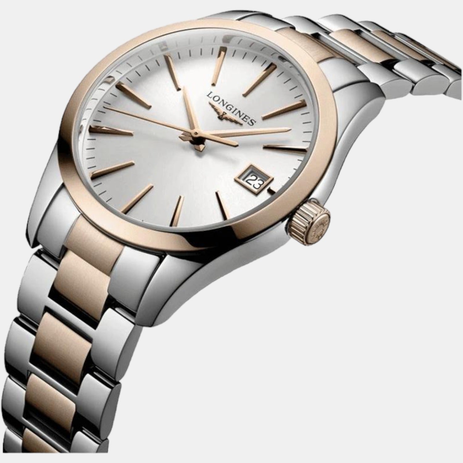 Longines Conquest Classic Women Quartz White Dial Analog Stainless Steel Watch L22863727 - view 2
