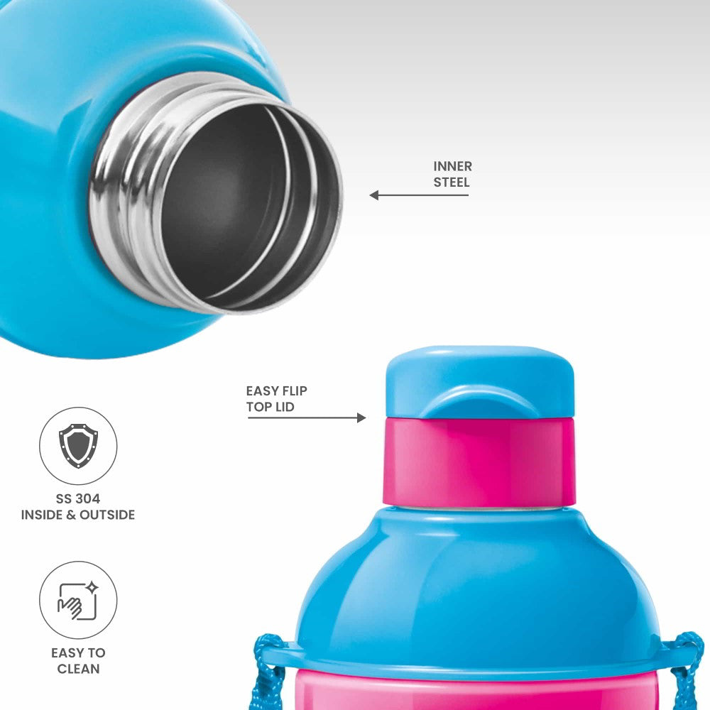 Steel Barbie Kids Sipper Bottle (Milton) - view 4