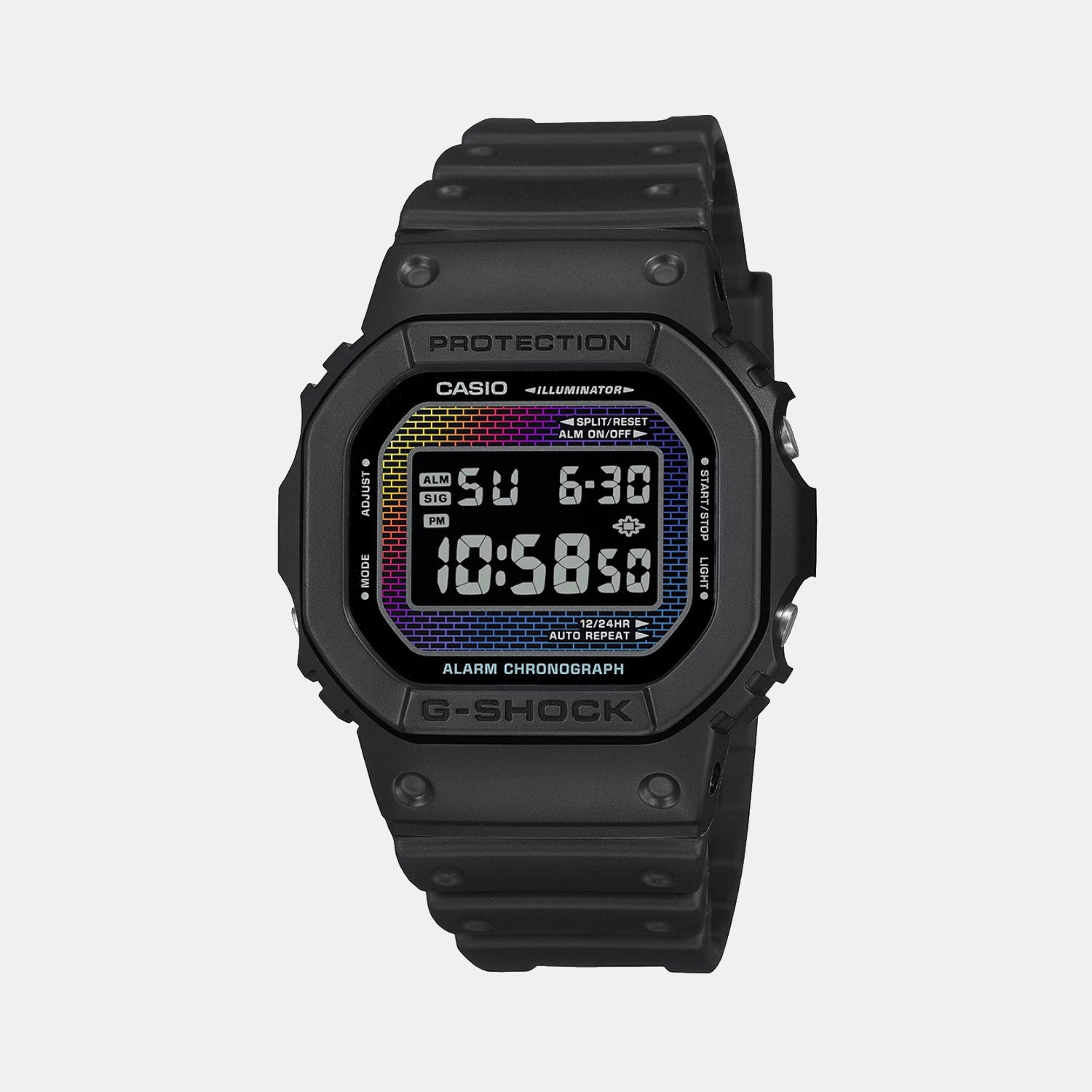 Casio G-Shock Men Quartz Multi-Colour Dial Digital Resin Watch G1595