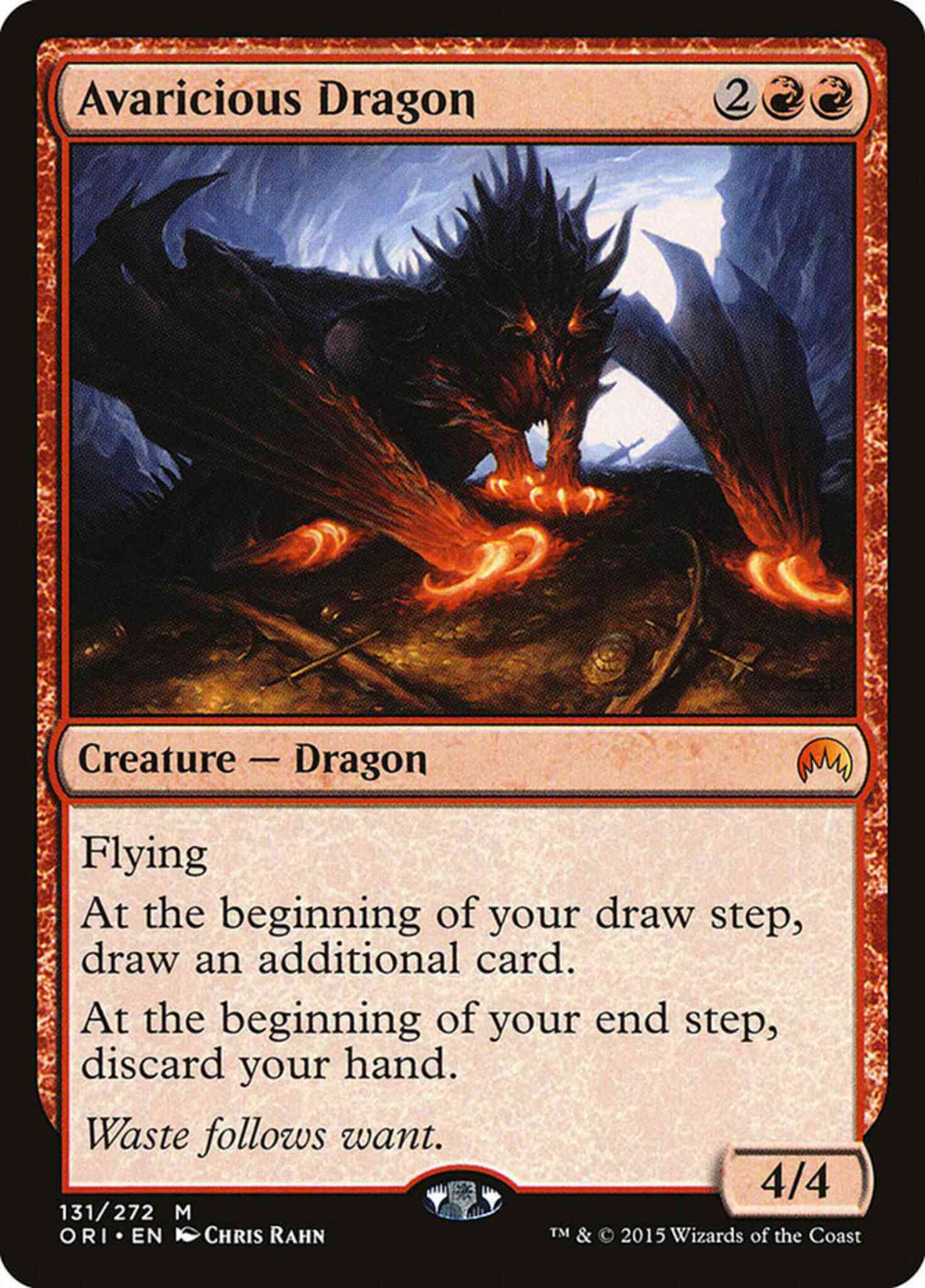 Dragon 131 magic – Avaricious Dragon [131] [Magic Origins] [Non-Foil]