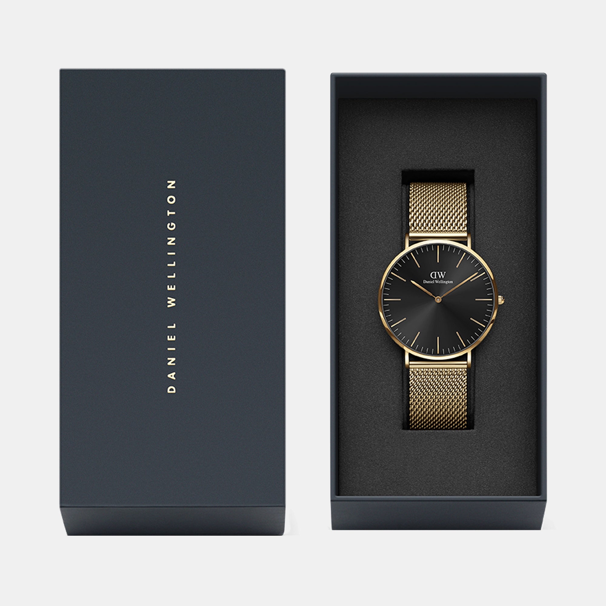 Daniel Wellington Classic Men Quartz Black Dial Analog Stainless Steel Watch DW00100631K - view 4