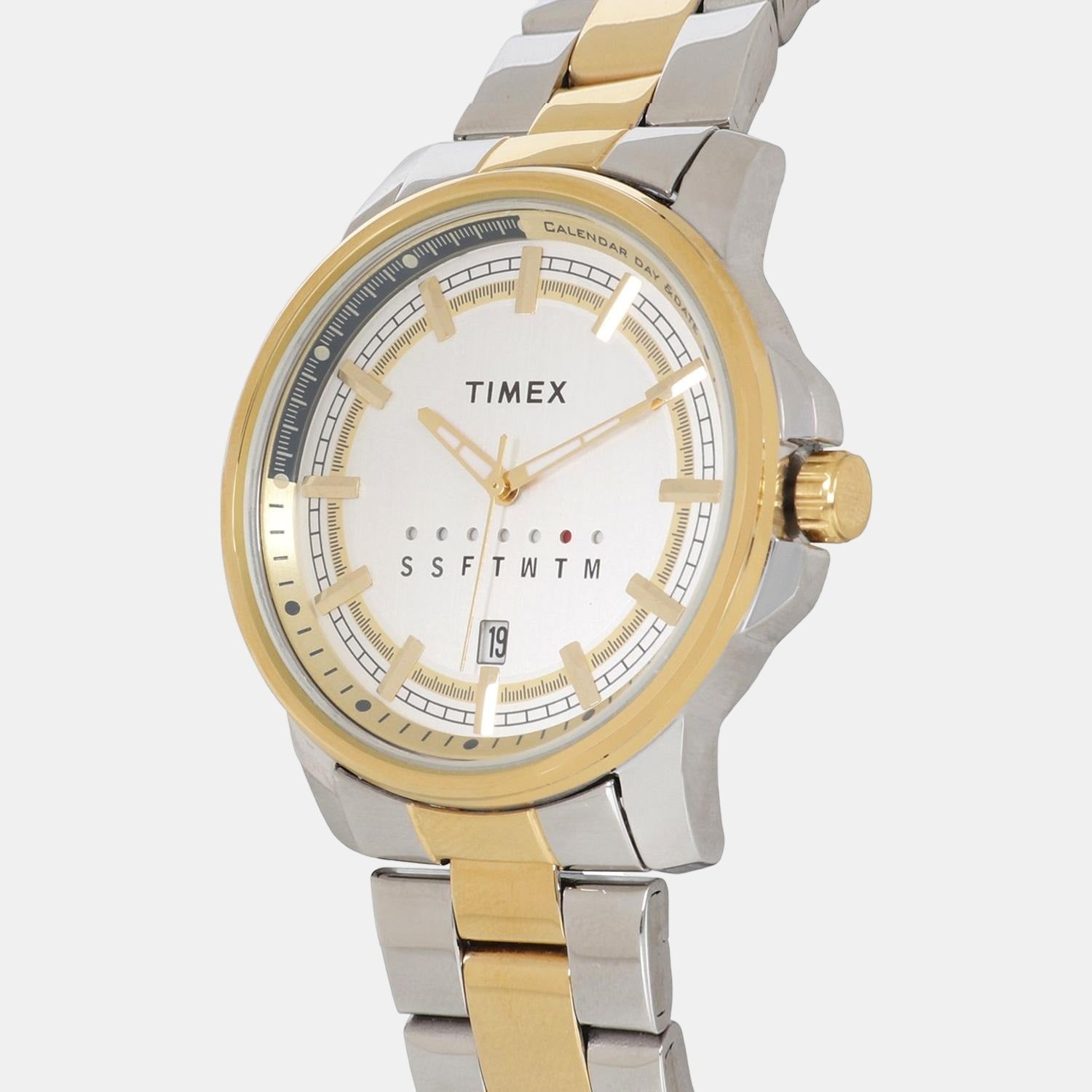 Timex Fashion Men Quartz Silver Dial Analog Stainless Steel Watch TWEG17204 - view 3