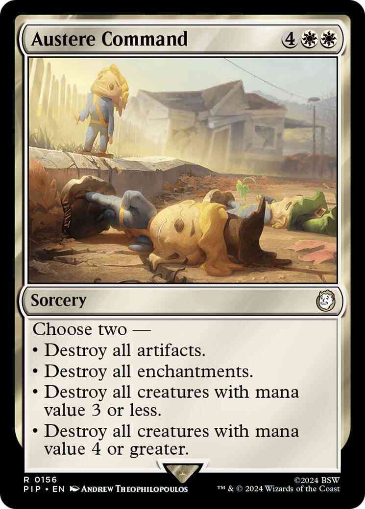 Austere command 156 – Magic Austere Command [156] [Fallout] [Non-Foil]