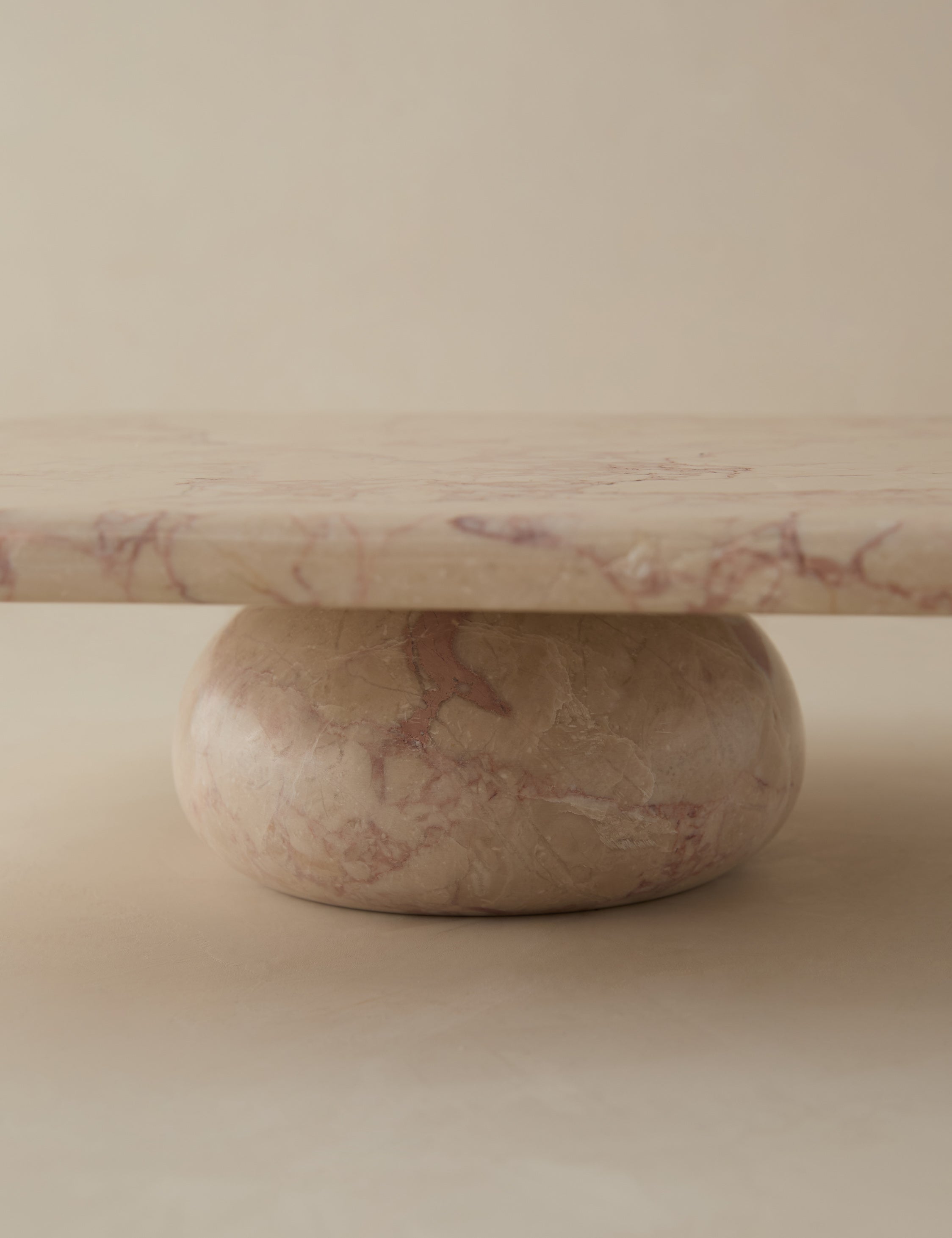 Lulu and Georgia Lusine Square Marble Serving Stand - view 6