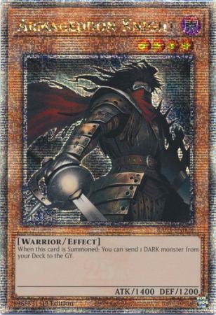 Yu-Gi-Oh! Armageddon Knight - RA03-EN002 - Quarter Century Secret Rare - 1st Edition