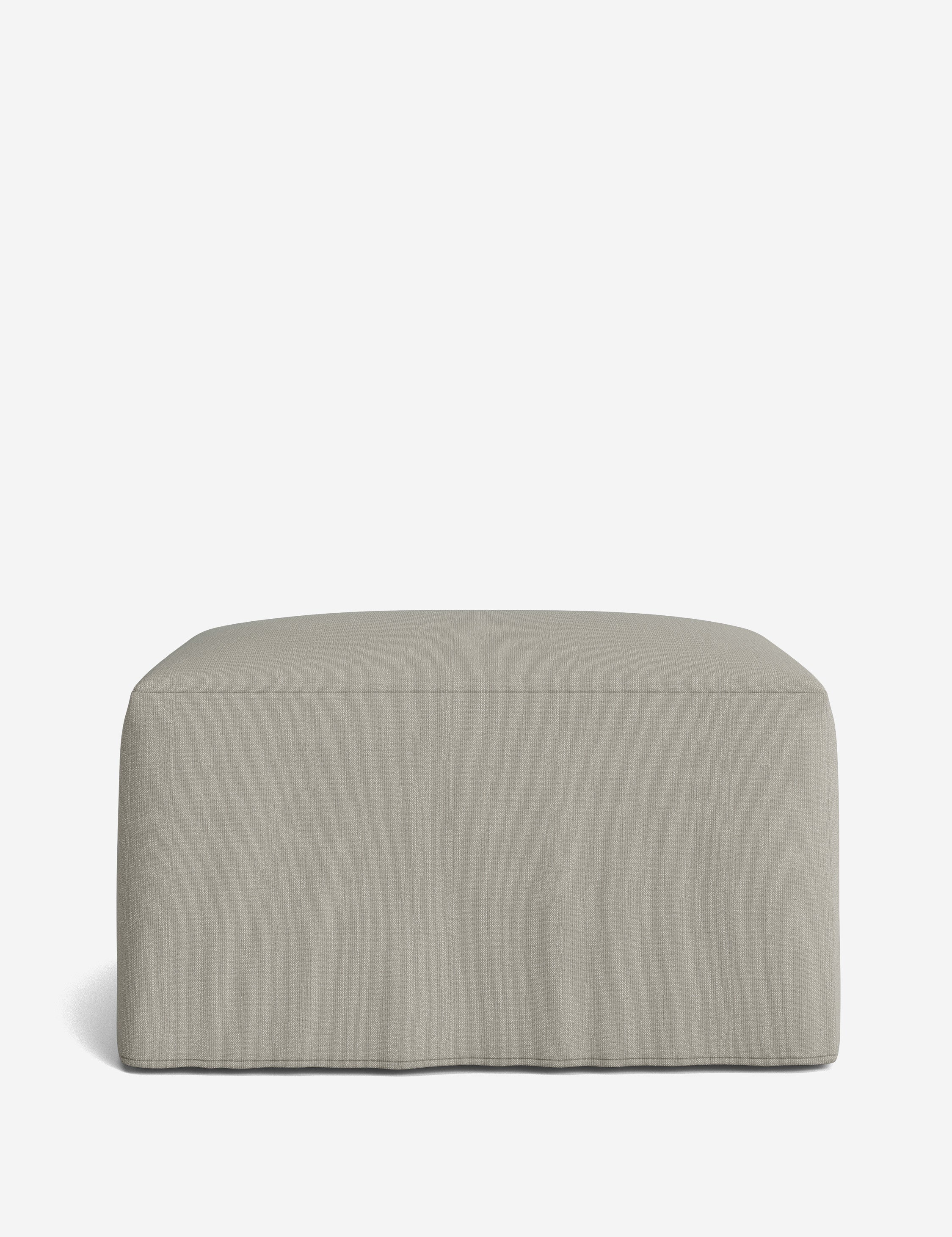 Lulu and Georgia Portola Slipcover Ottoman - view 48