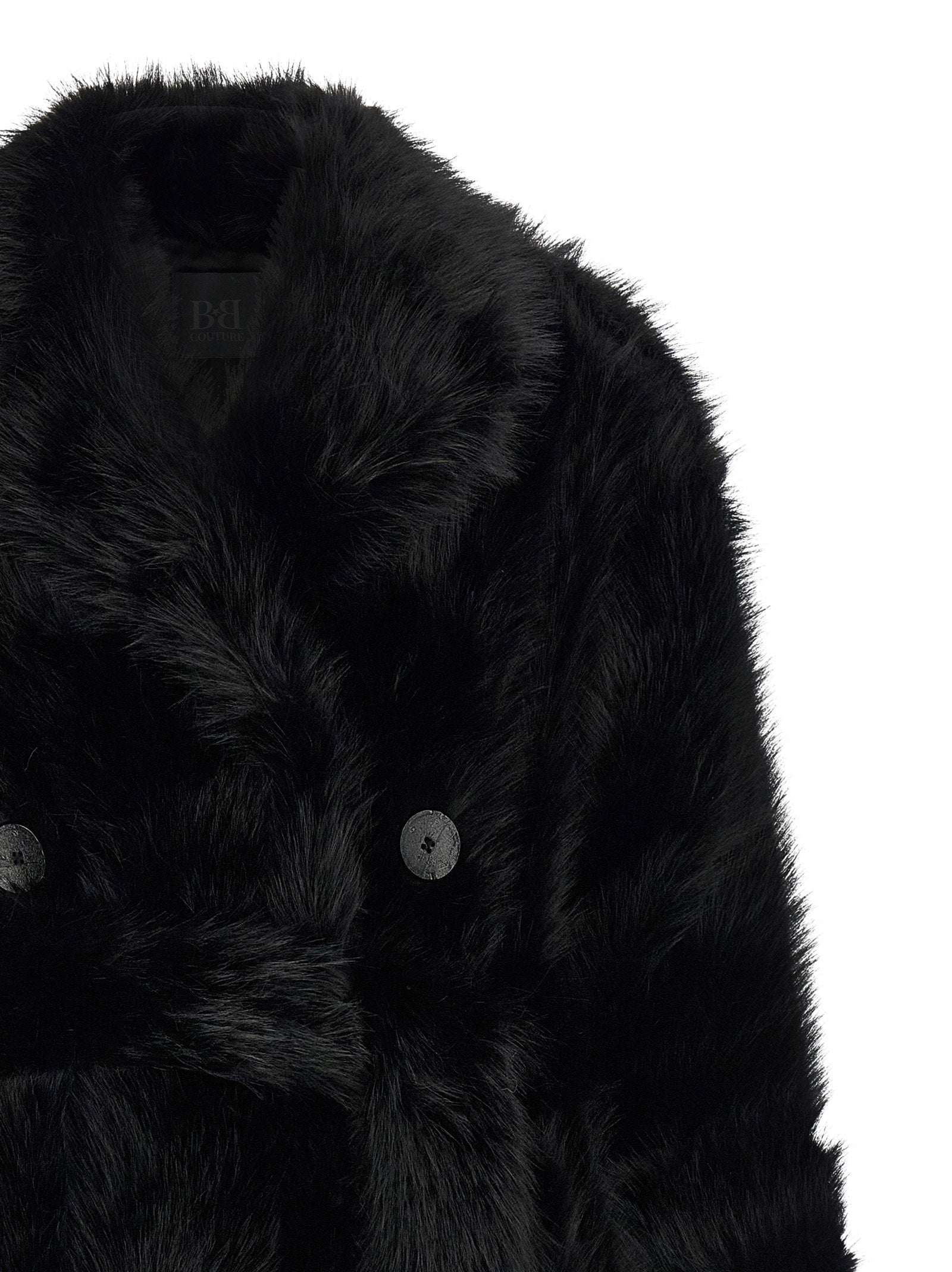 B&B Couture Jackie Eco-fur Trench Coat – 100% polyester - view 3
