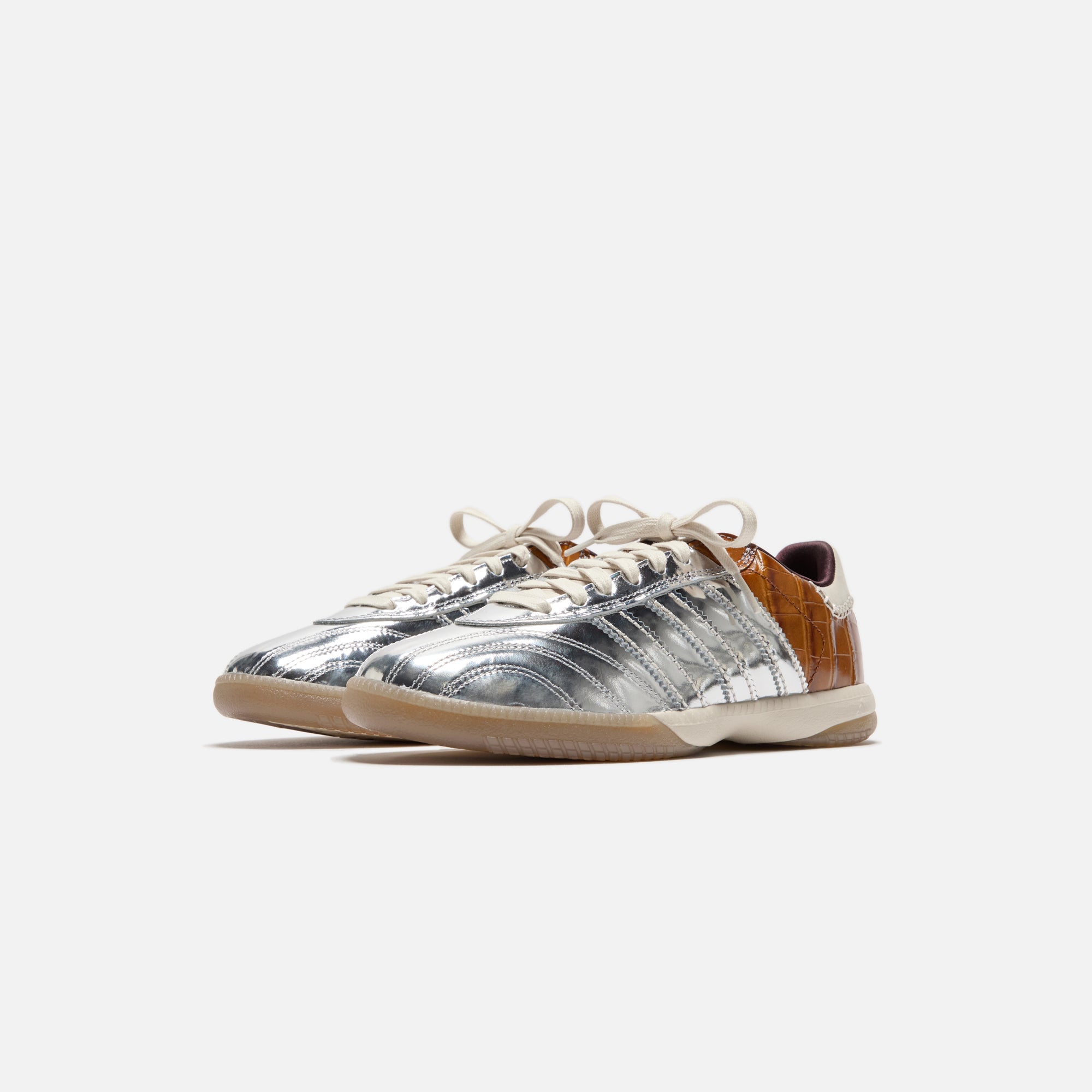 adidas x Wales Bonner Samba Millennium - Silver Metallic / Easy Yellow - view 2