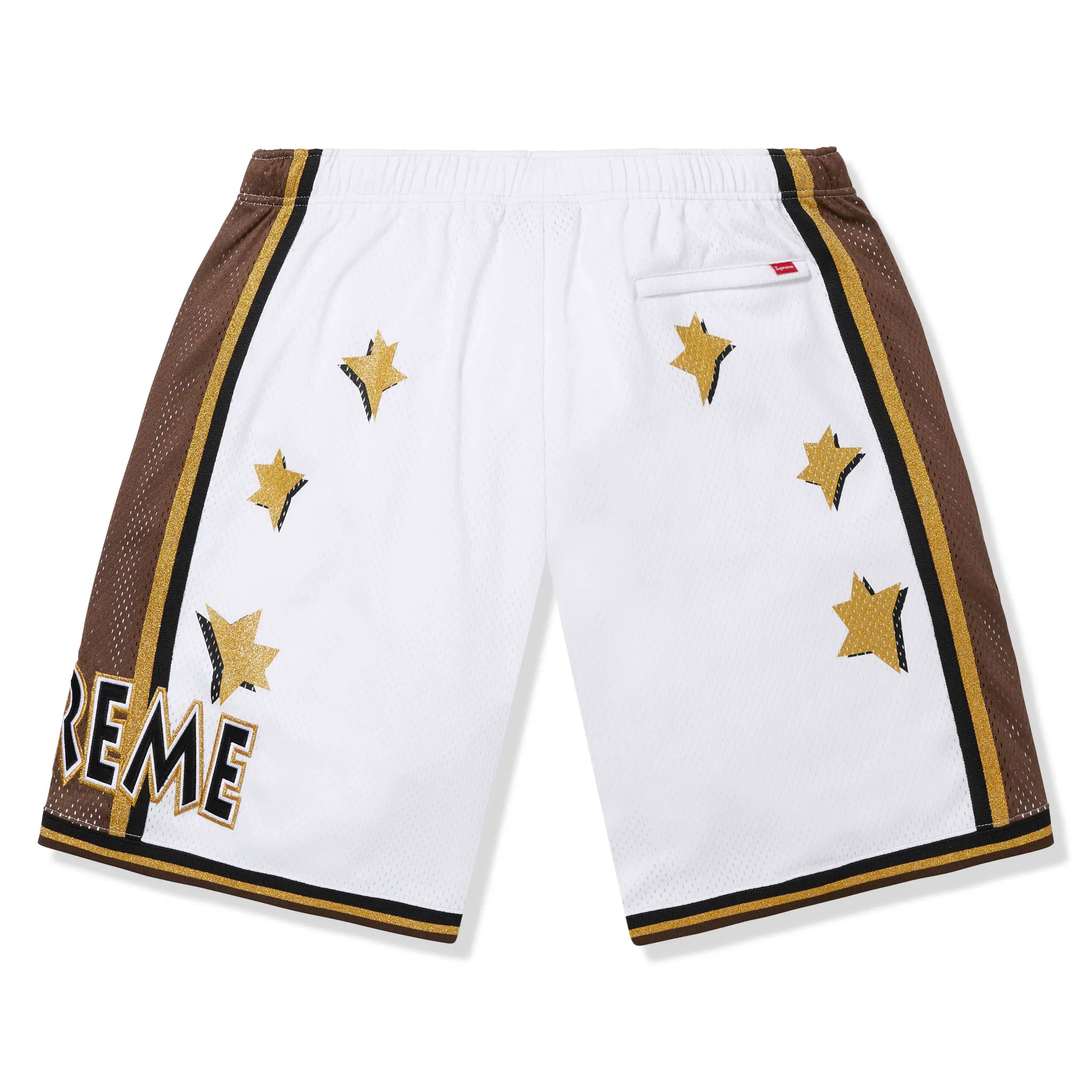 Supreme All Star Basketball White Shorts (SS25) - view 2