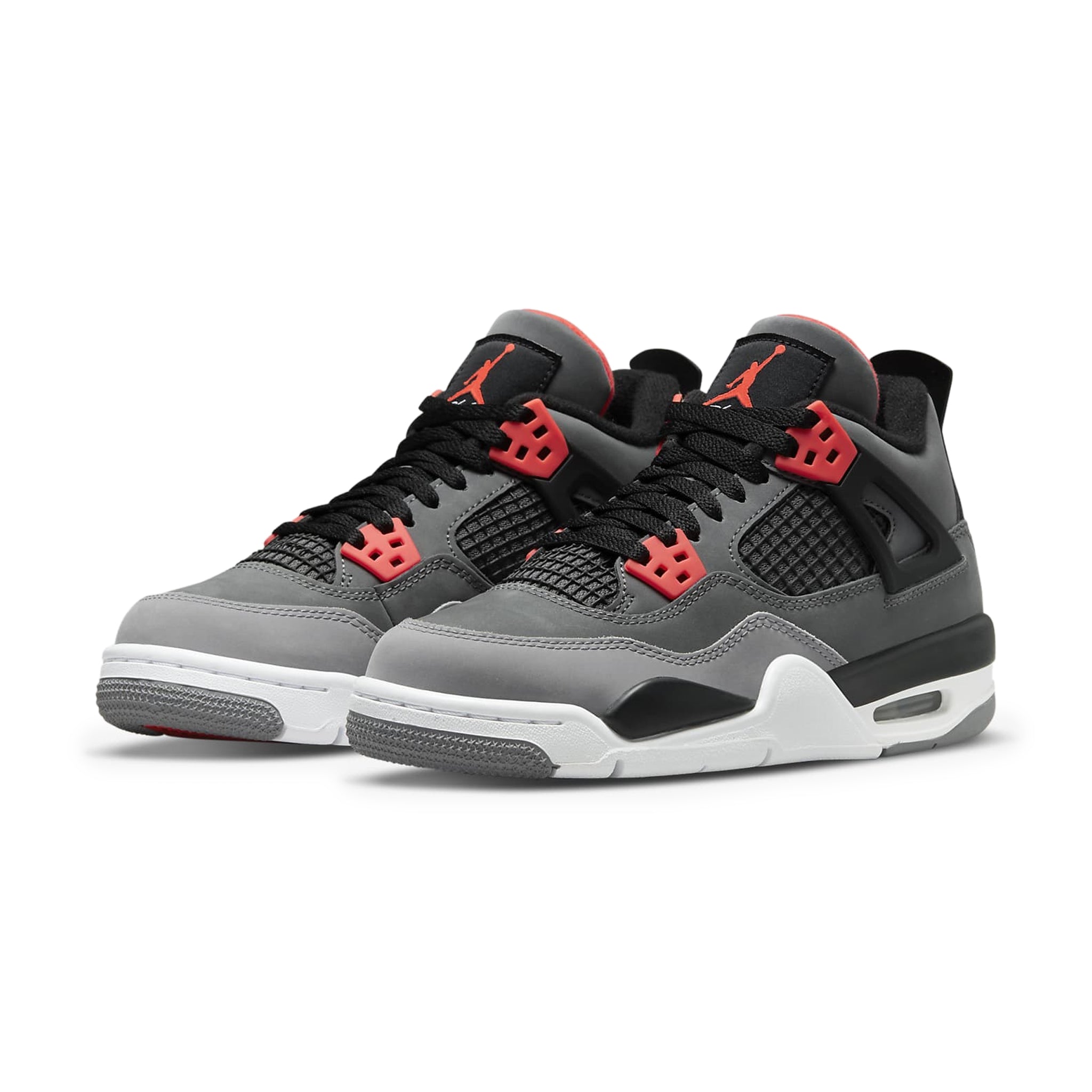 Air Jordan 4 Retro Infrared (GS) – Grey - view 2