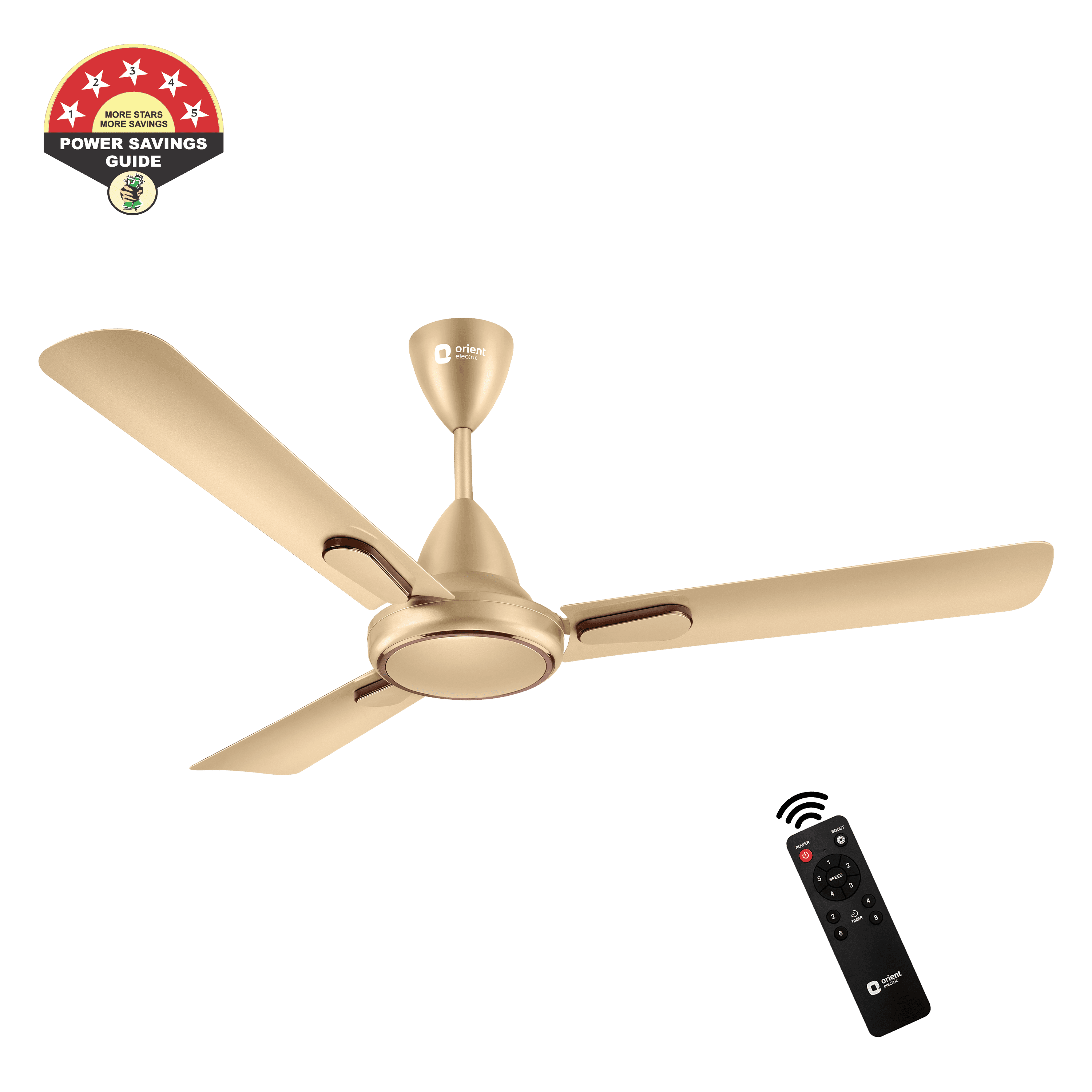 Orient Electric 1200MM Hector Deco BLDC Ceiling Fan with Remote