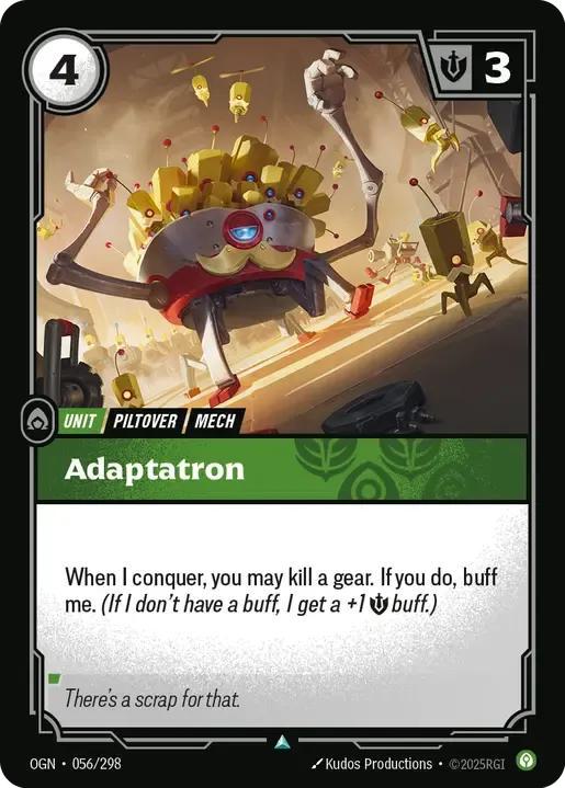 298 origins non-foil – Riftbound Adaptatron - 056/298 [Origins] [Non-Foil]