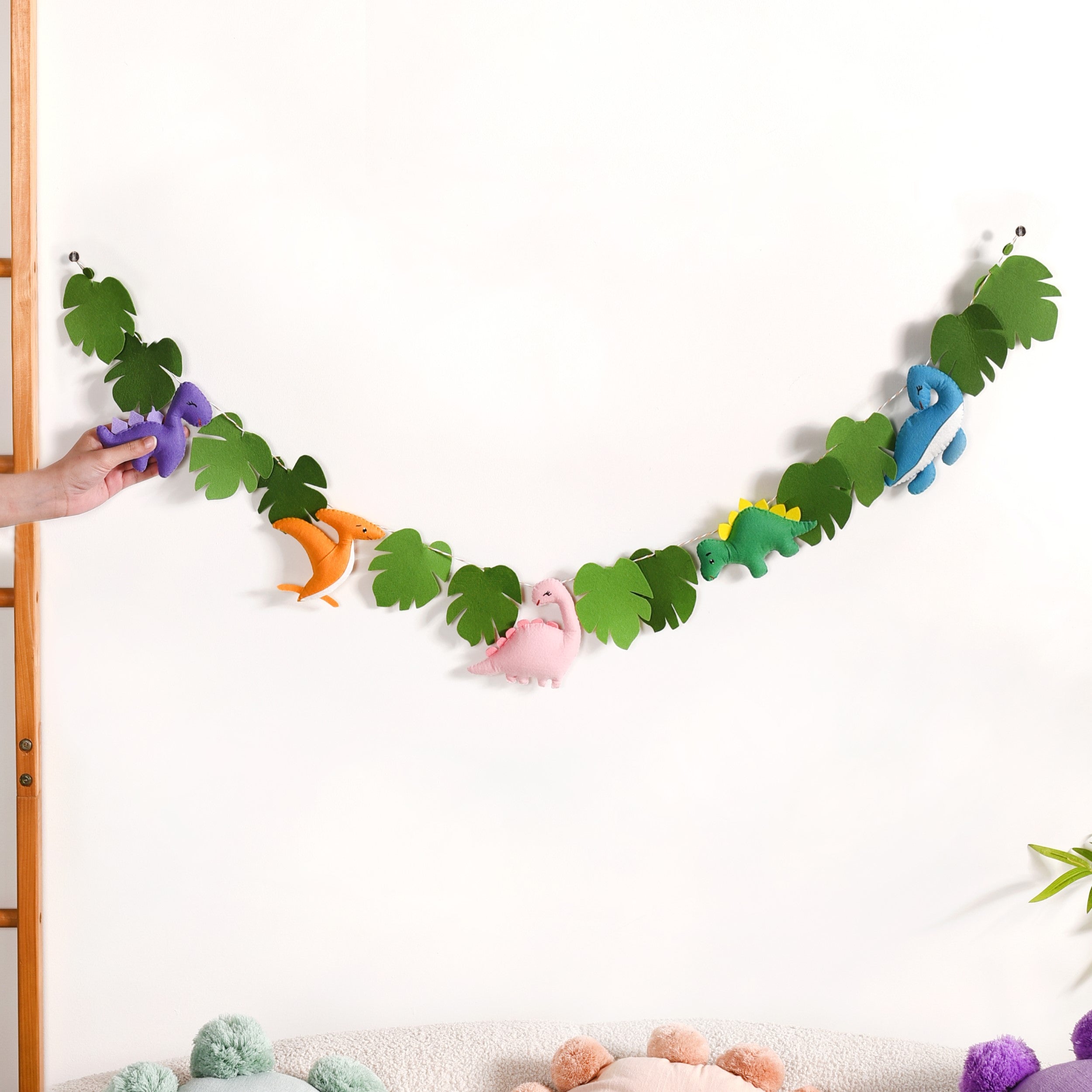 Nestasia Playful Dinosaur Nursery Bunting For Room Decor - view 2
