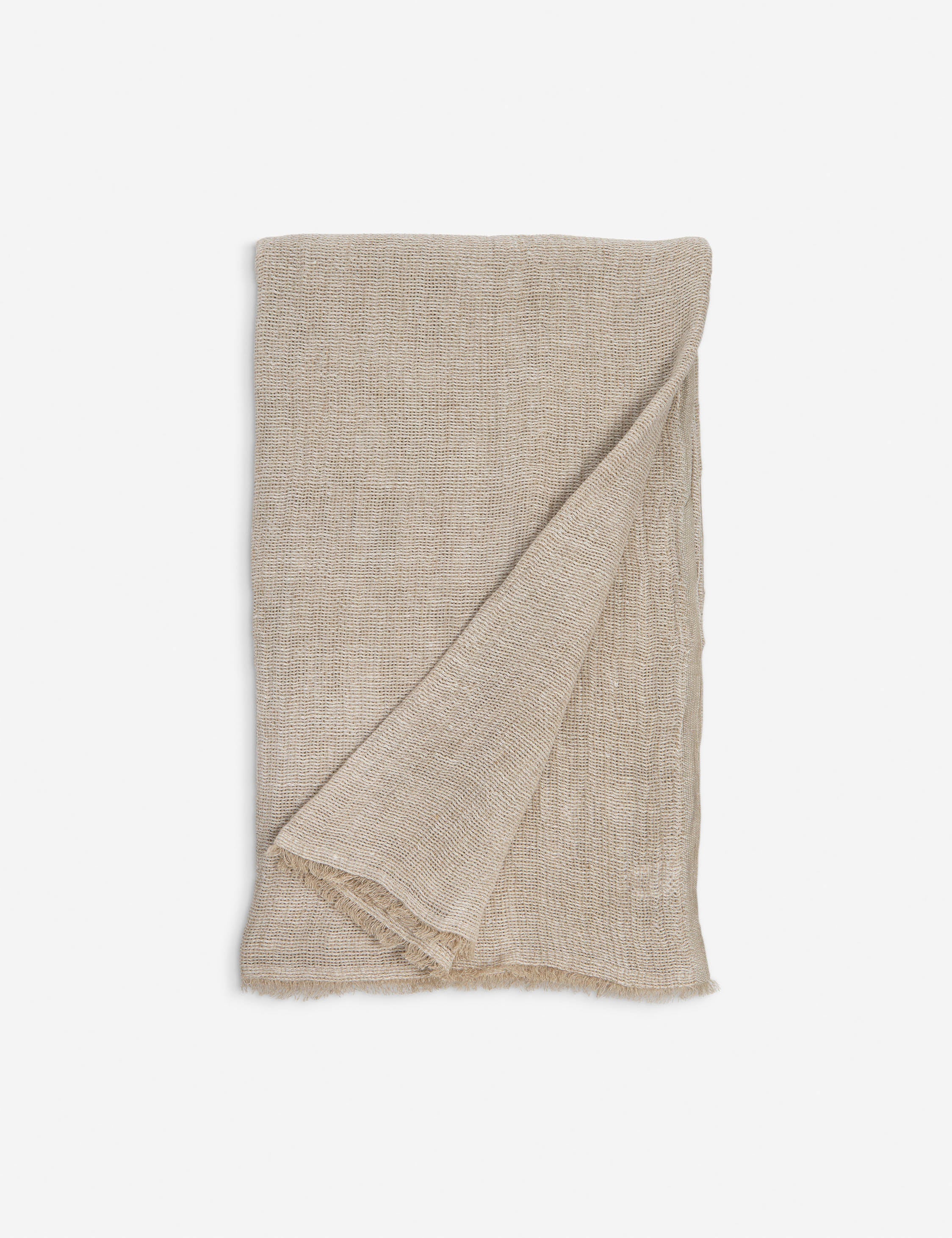 Lulu and Georgia River Oversized Linen Throw by Pom Pom at Home - view 2