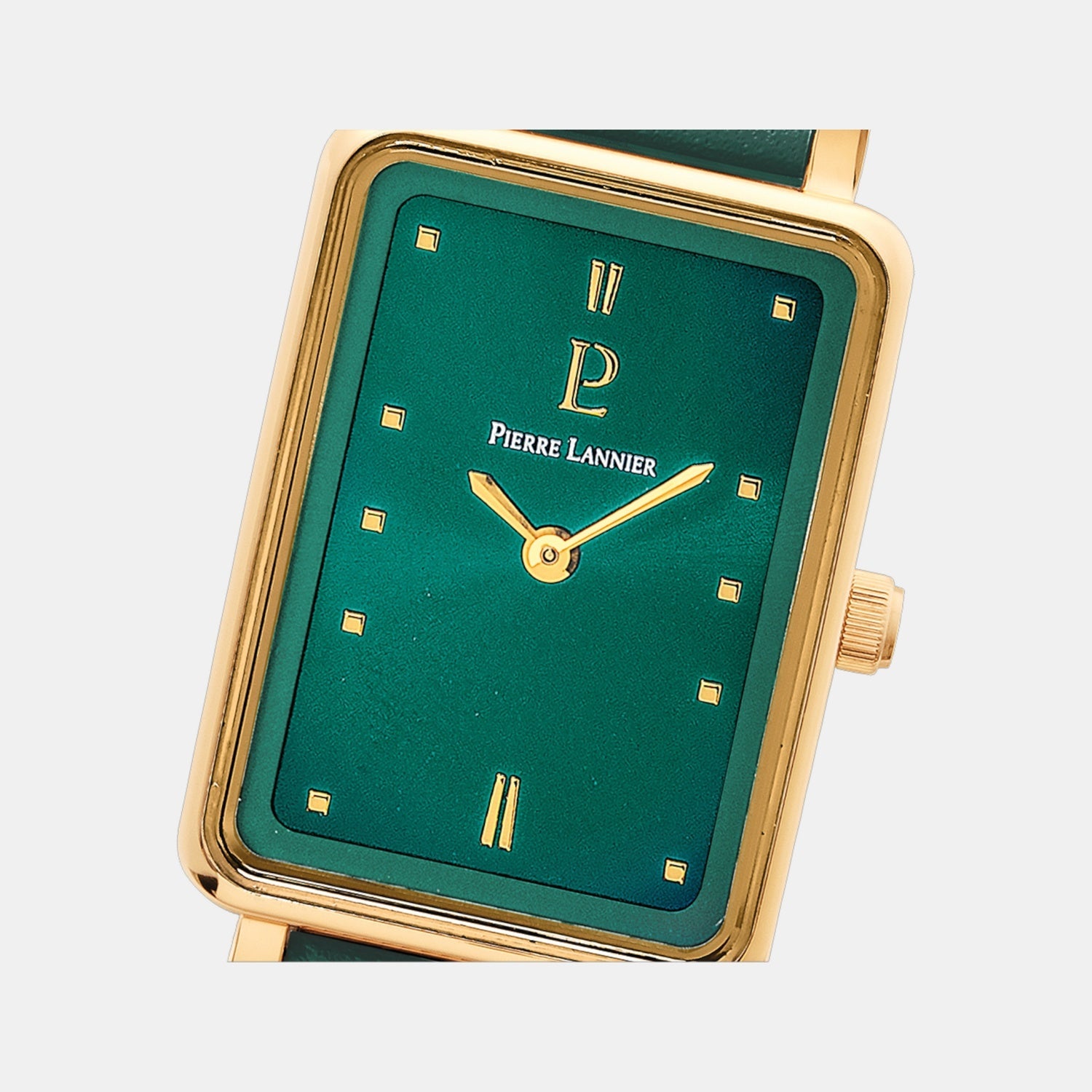 Pierre Lannier Ariane Women Quartz Green Dial Analog Leather Watch 050K577 - view 2